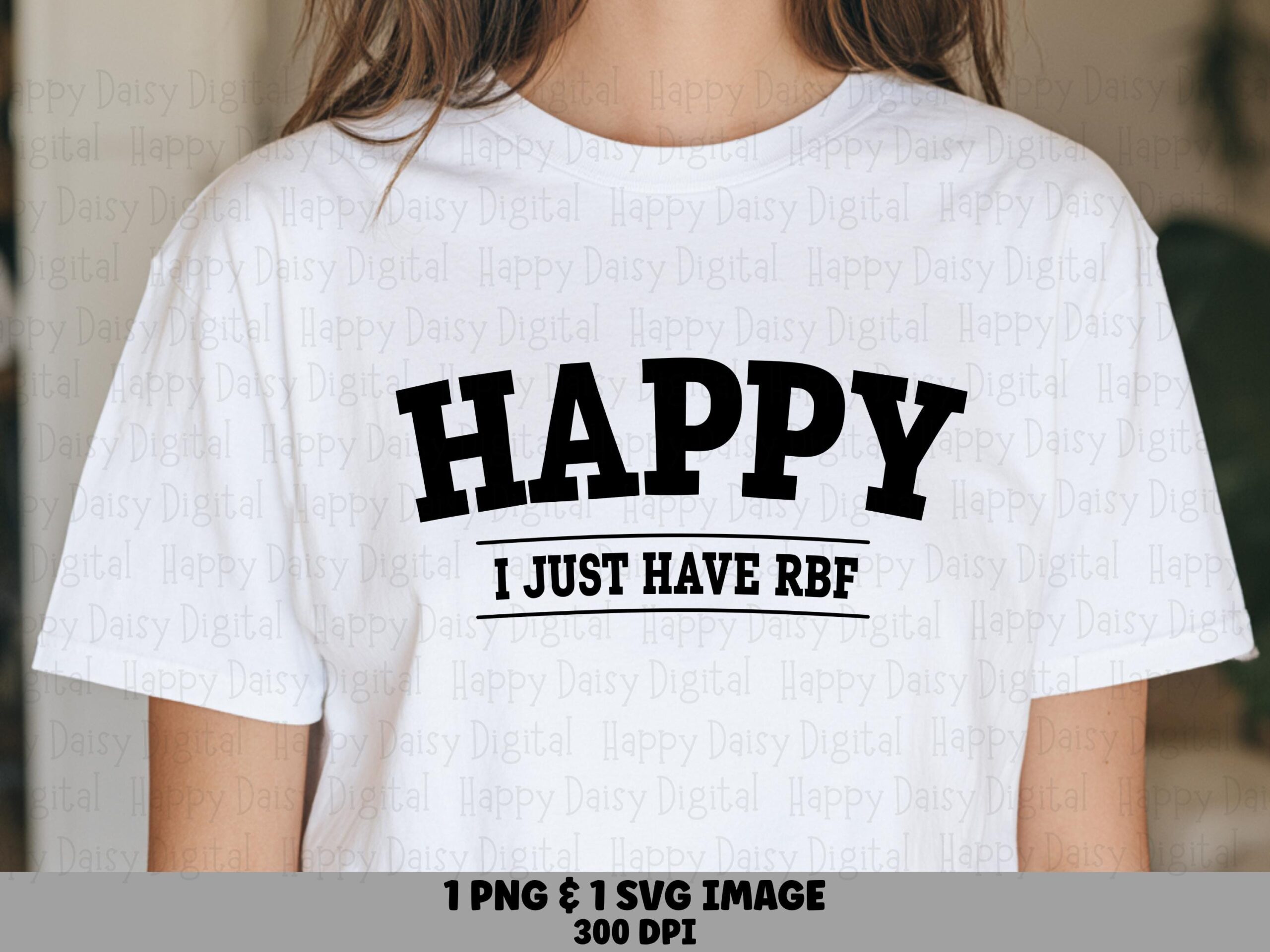 Happy RBF SVG, Varsity Lettering Sublimation Design - PNG Bundle | Cricut, Silhouette, Canva Use