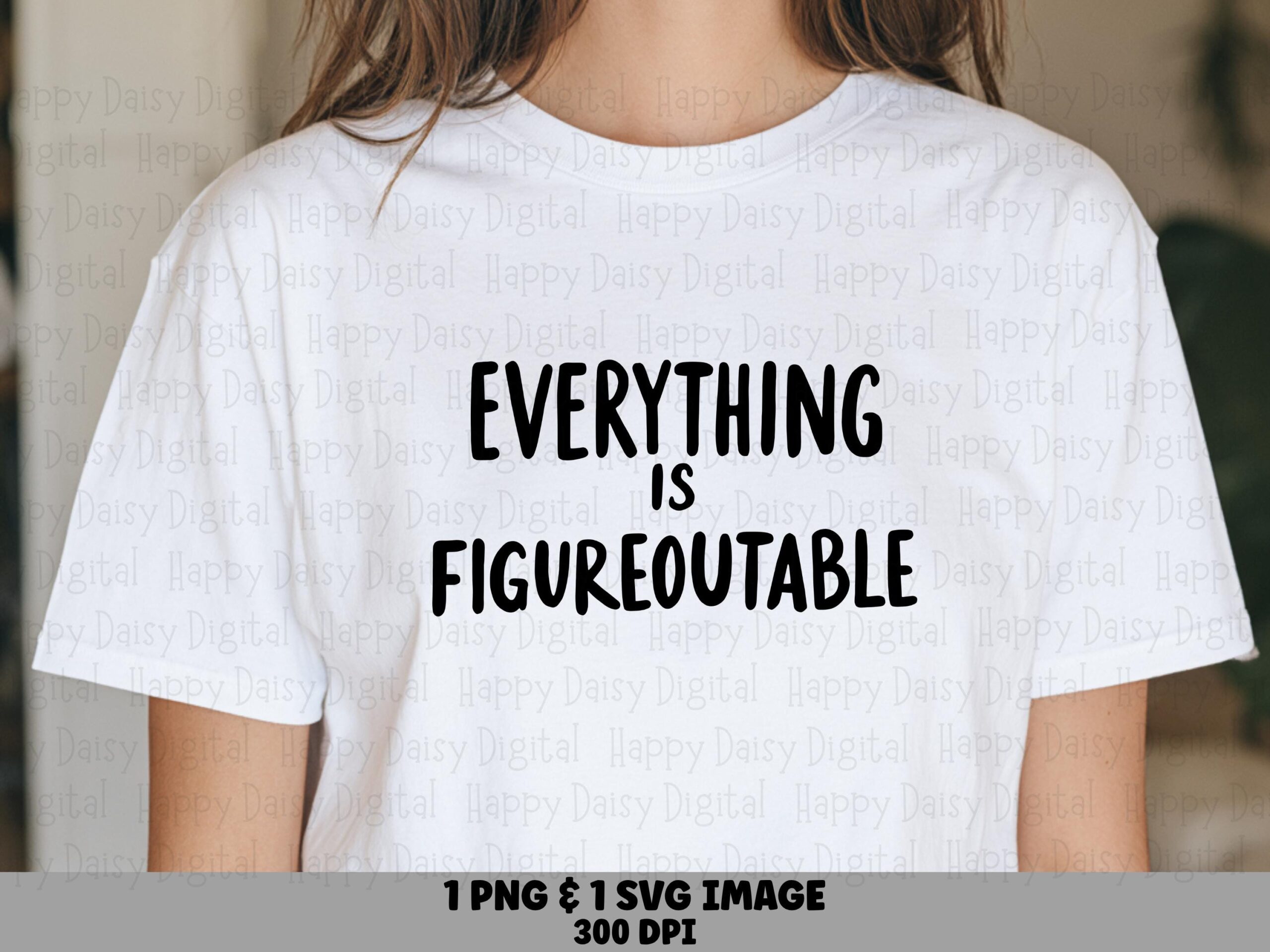 Figureoutable Svg, Hand-Lettered Motivational Design | Png, Vector File | 300 Dpi, Commercial License, Print-Ready