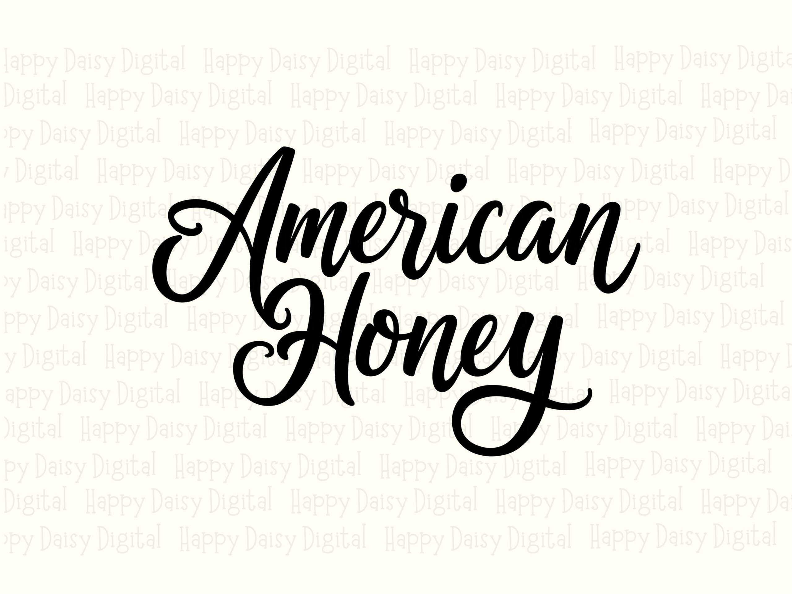 American Honey, Country Script Design SVG PNG Bundle | 300 DPI Digital Download | Cricut, Silhouette, Canva - Image 2