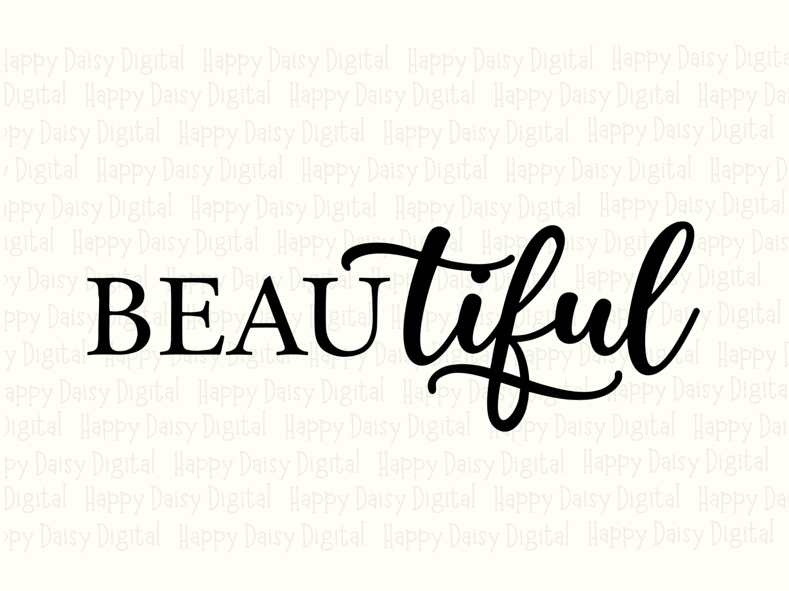 Beautiful SVG, Script Serif Bundle, PNG+Vector - Commercial License, Sublimation Ready, Cricut Silhouette - Image 2