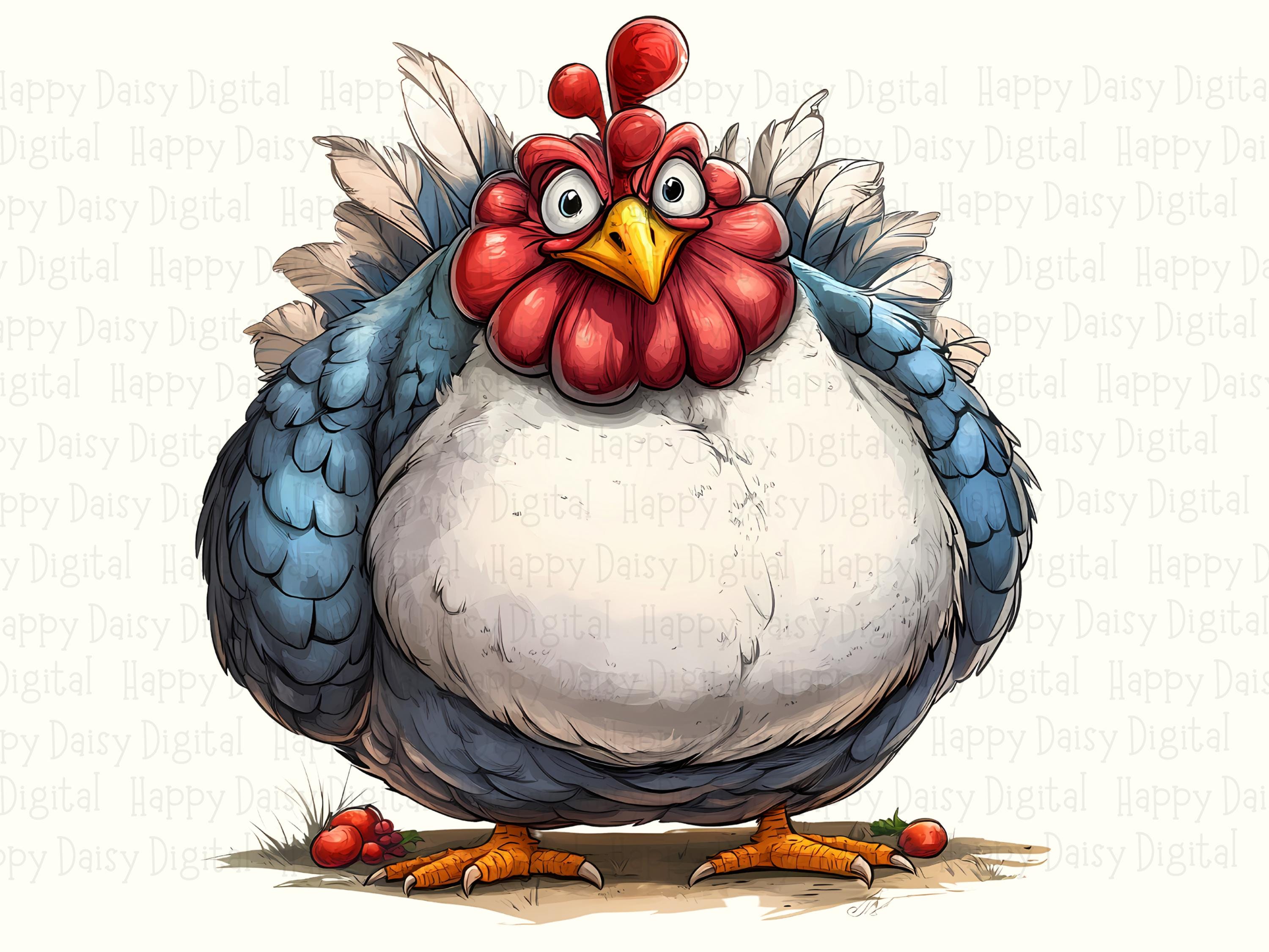 Grumpy Turkey Cartoon PNG | Sublimation Commercial Use POD - Image 2