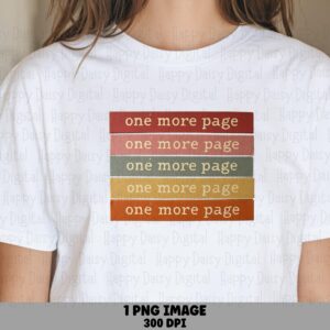 One More Page Stripes PNG | Sublimation Commercial Use POD