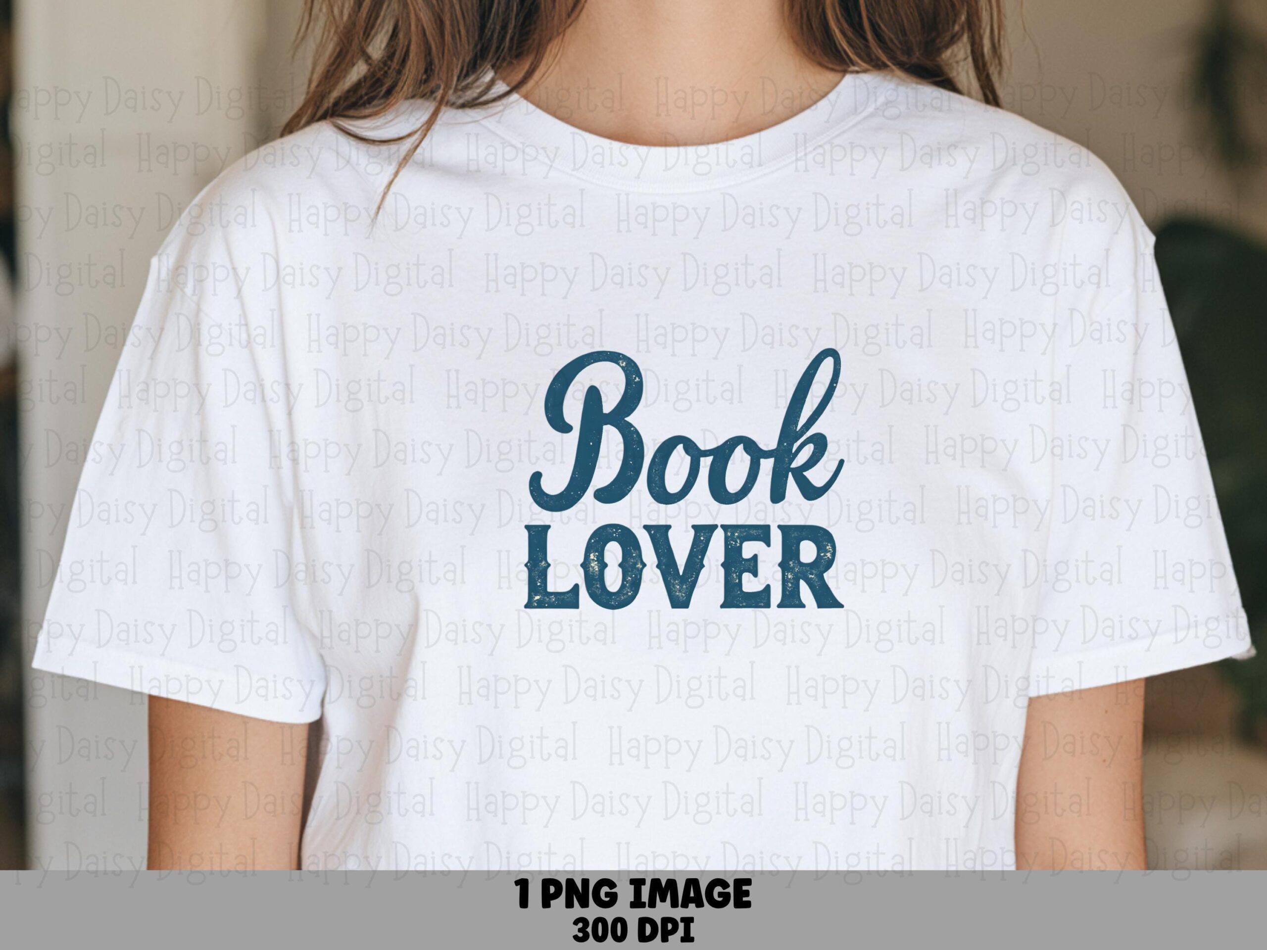 Book Lover Script PNG | Sublimation Commercial Use POD