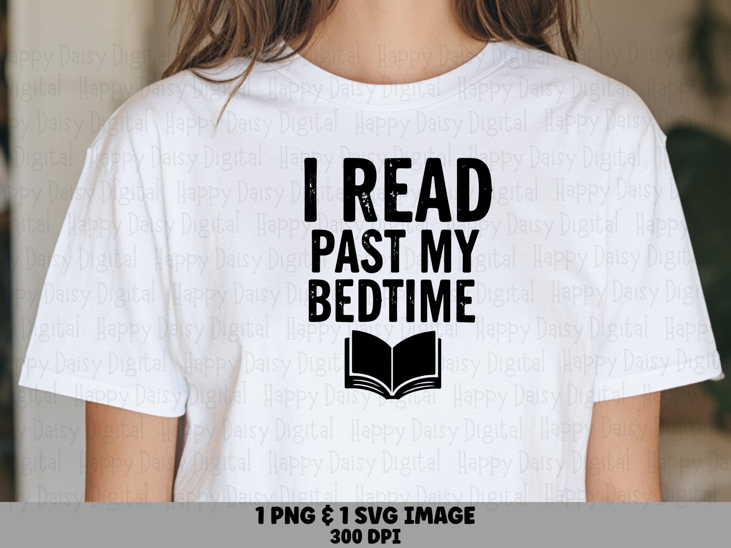 I Read Past Bedtime PNG SVG | Sublimation Commercial Use POD