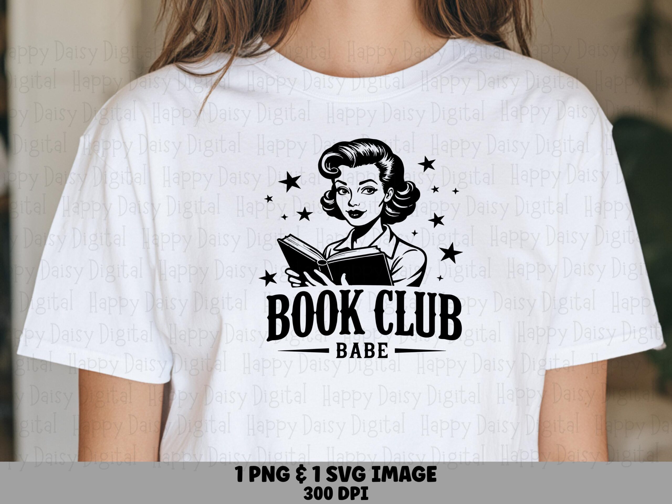 Book Club Babe PNG SVG | Sublimation Commercial Use POD