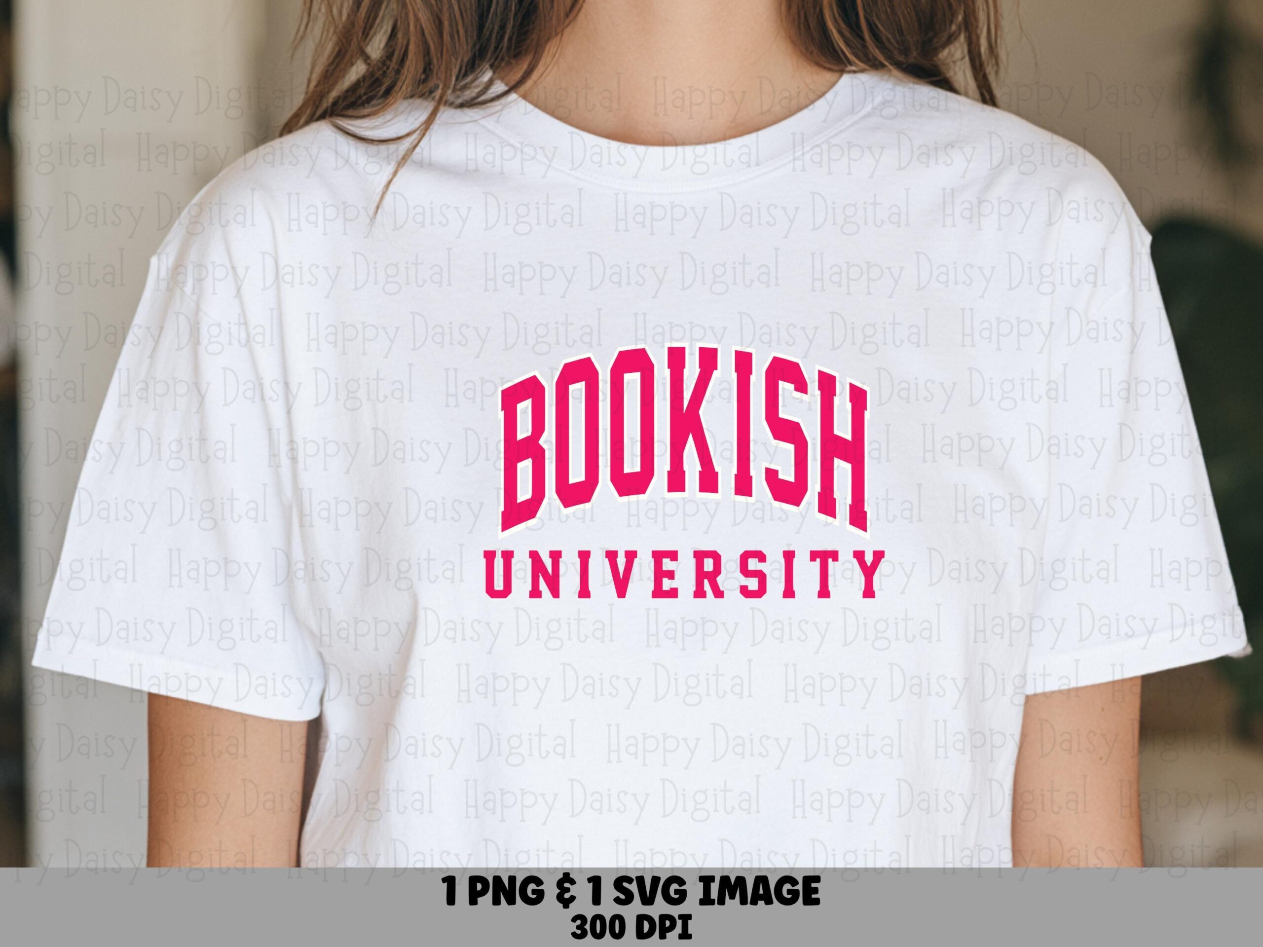 Bookish University PNG SVG | Sublimation Commercial Use POD