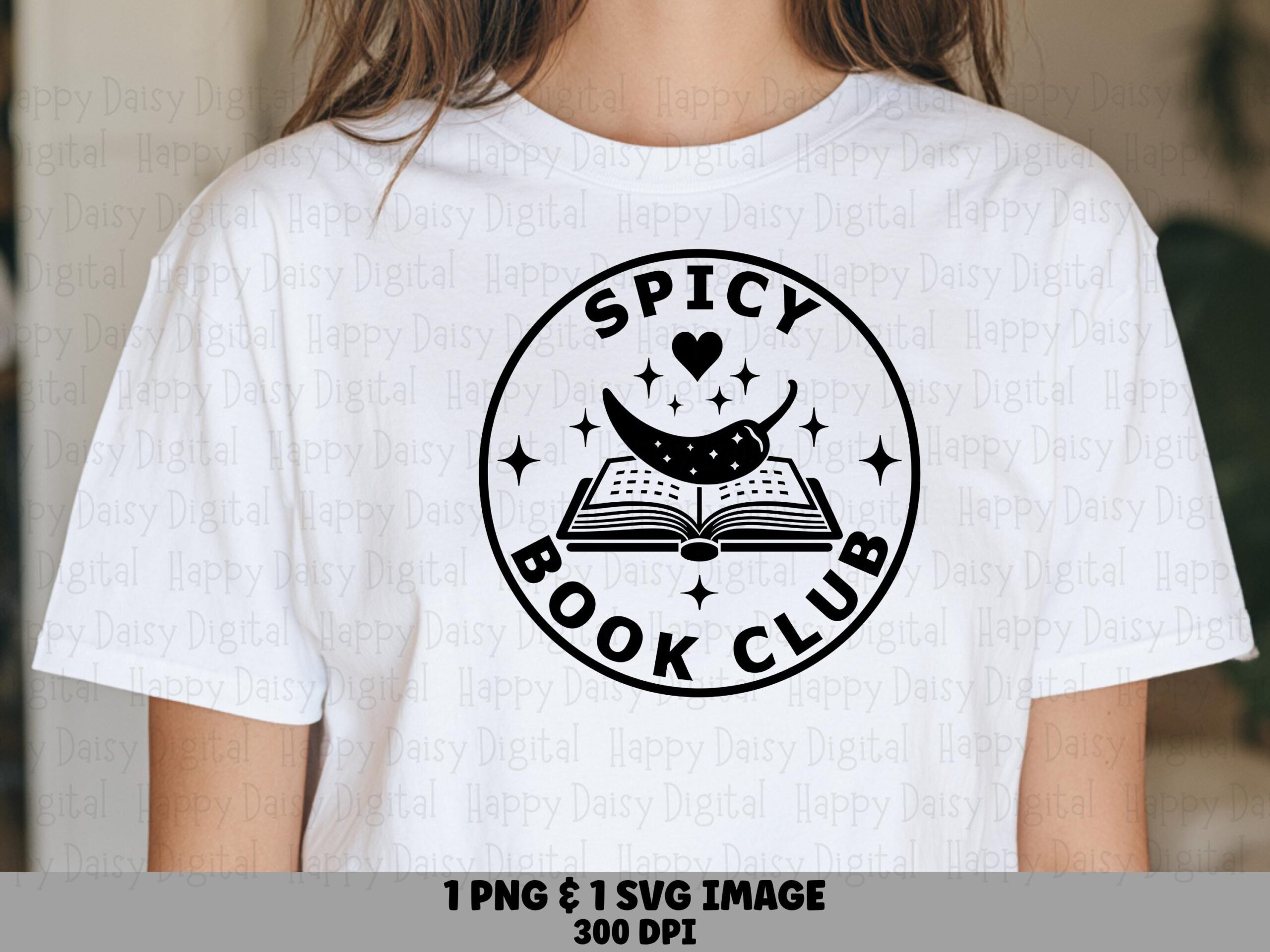 Spicy Book Club PNG SVG | Sublimation Commercial Use POD
