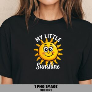 Sun Png Design, Cute Smiley Sunshine Clipart | Sublimation Commercial Use, 300 DPI, For POD Sellers