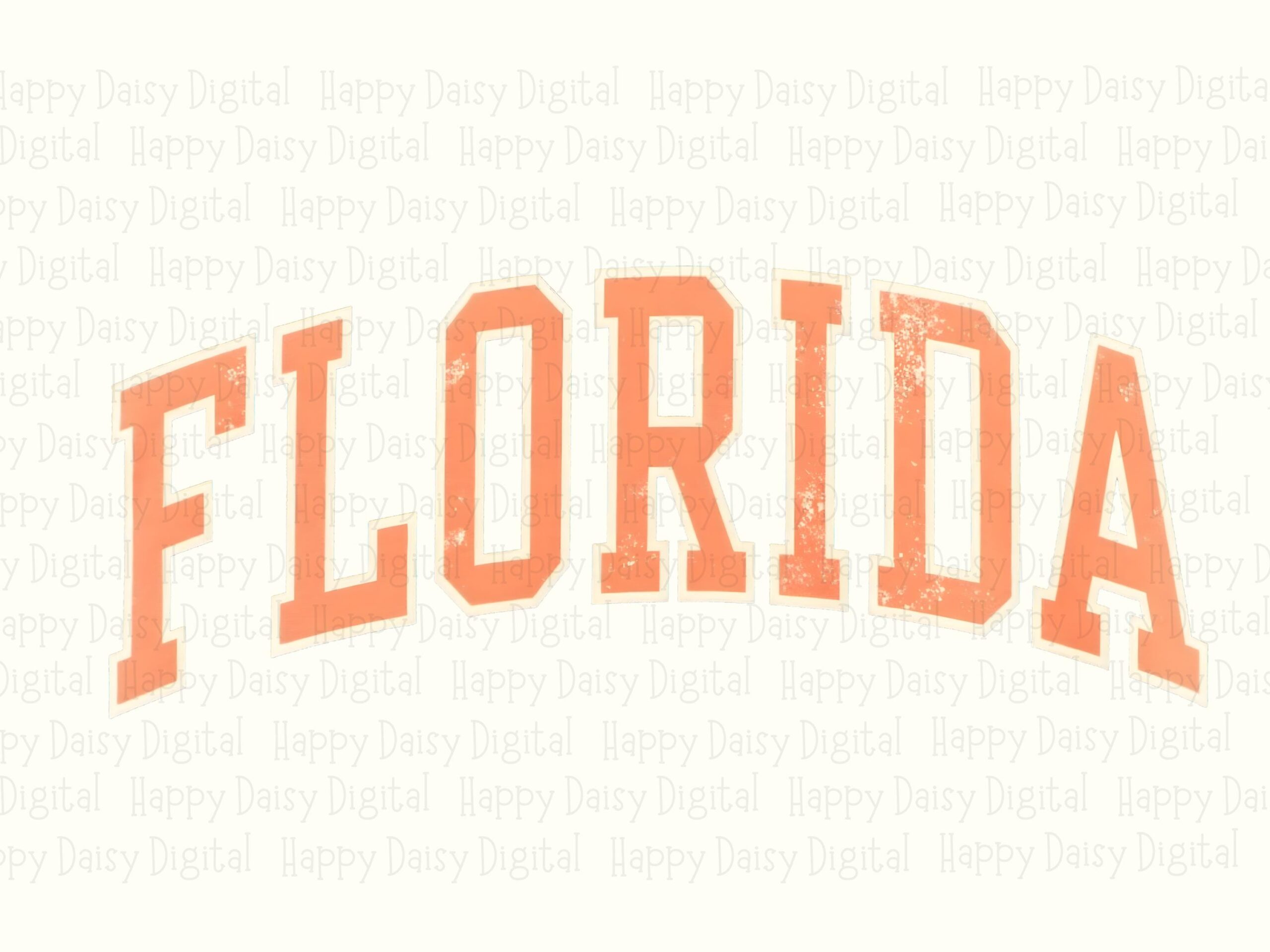 Florida Varsity PNG, Arched Wordmark Design | Sublimation Ready, 300 DPI, Commercial Use, For POD Sellers - Image 2