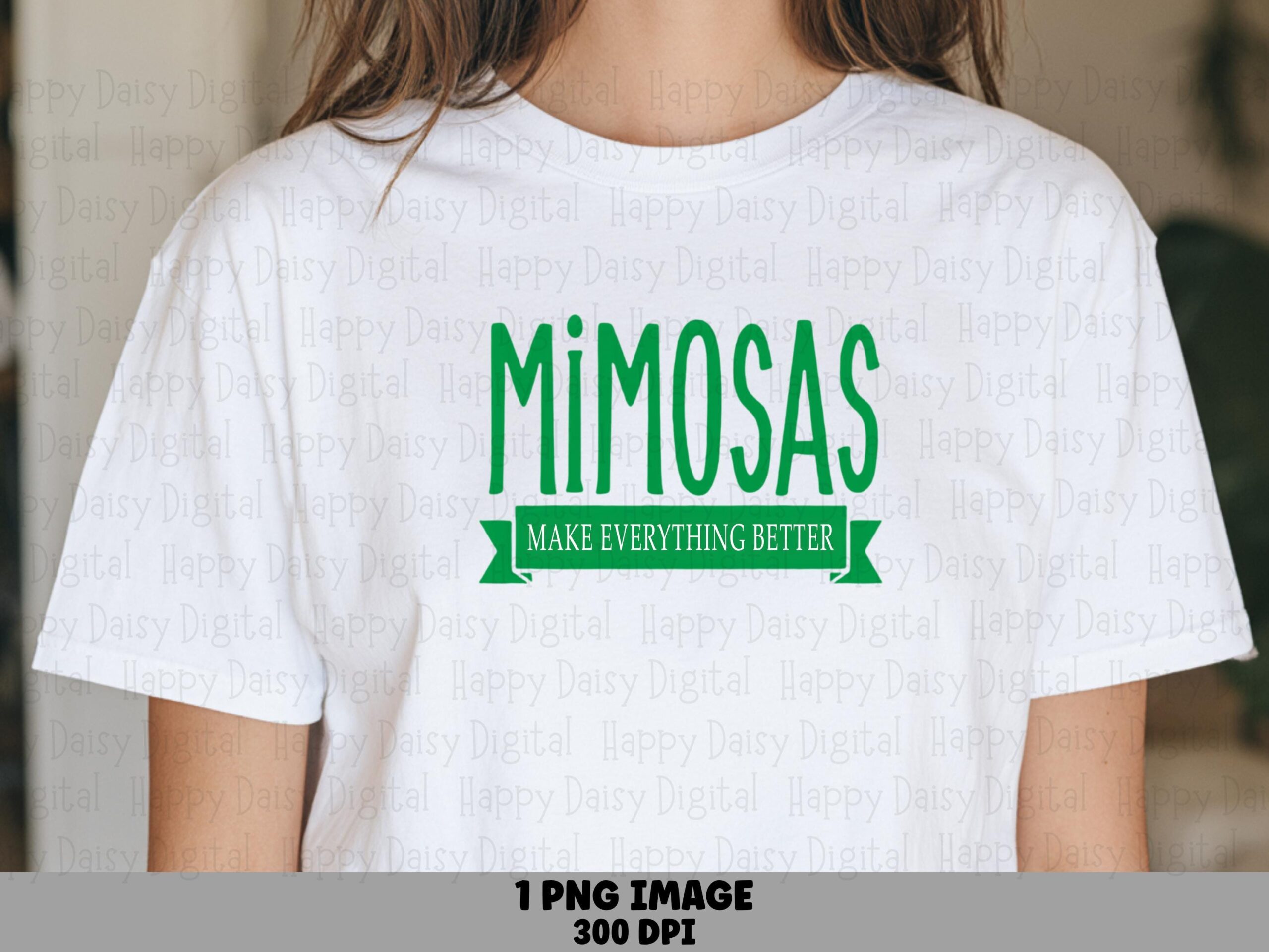 Mimosas PNG, Brunch Banner Artwork | Sublimation File | 300 DPI, Transparent, Commercial Use