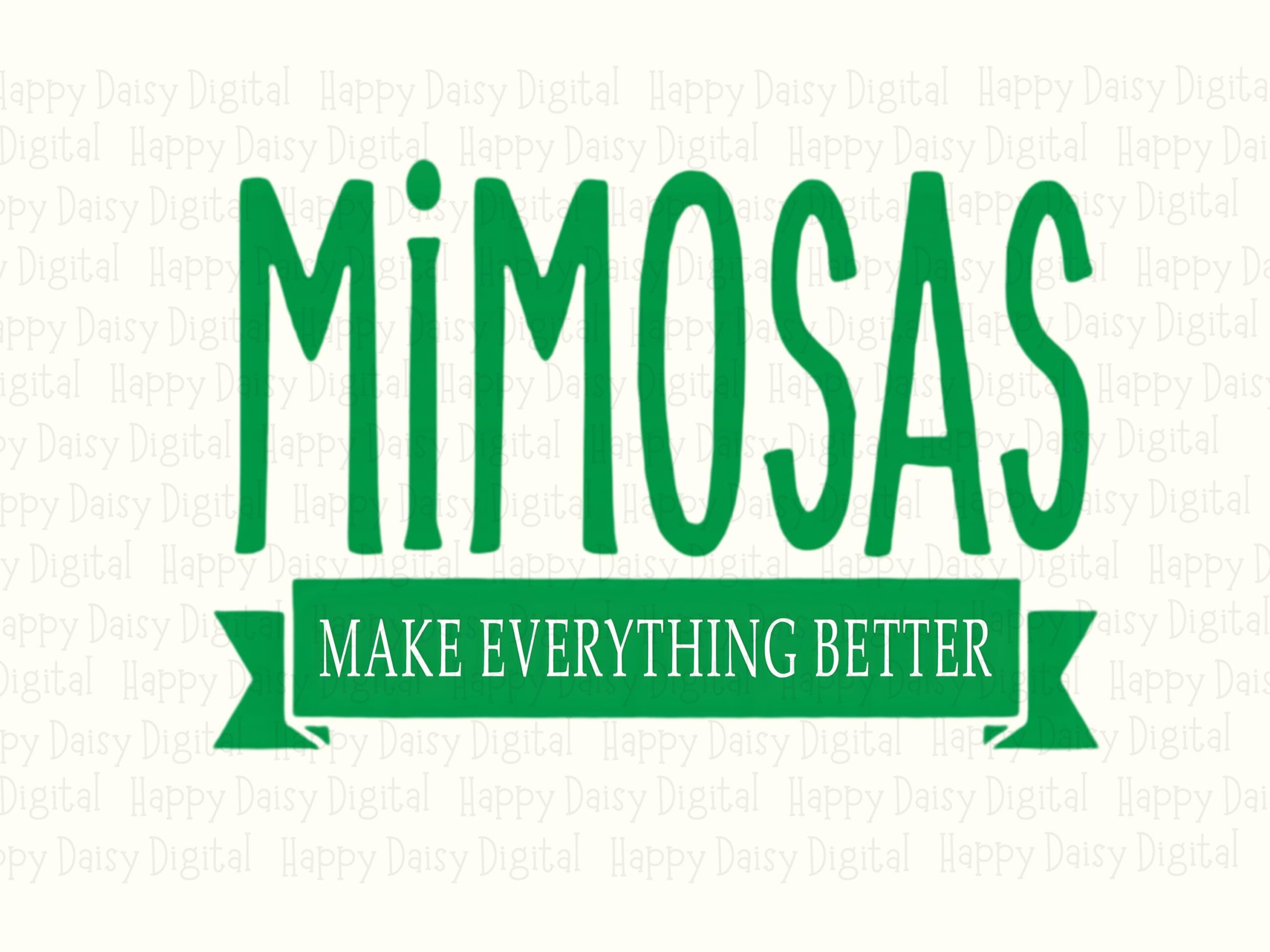 Mimosas PNG, Brunch Banner Artwork | Sublimation File | 300 DPI, Transparent, Commercial Use - Image 2