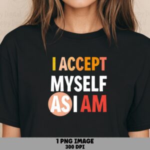 Self Love PNG, Affirmation Design | Orange Coral And White Typography | Sublimation, DTF, Commercial Use, 300 DPI