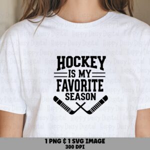 Hockey Season, Black Arched Text PNG SVG Bundle | Sublimation Digital Files | 300 DPI, Transparent Background