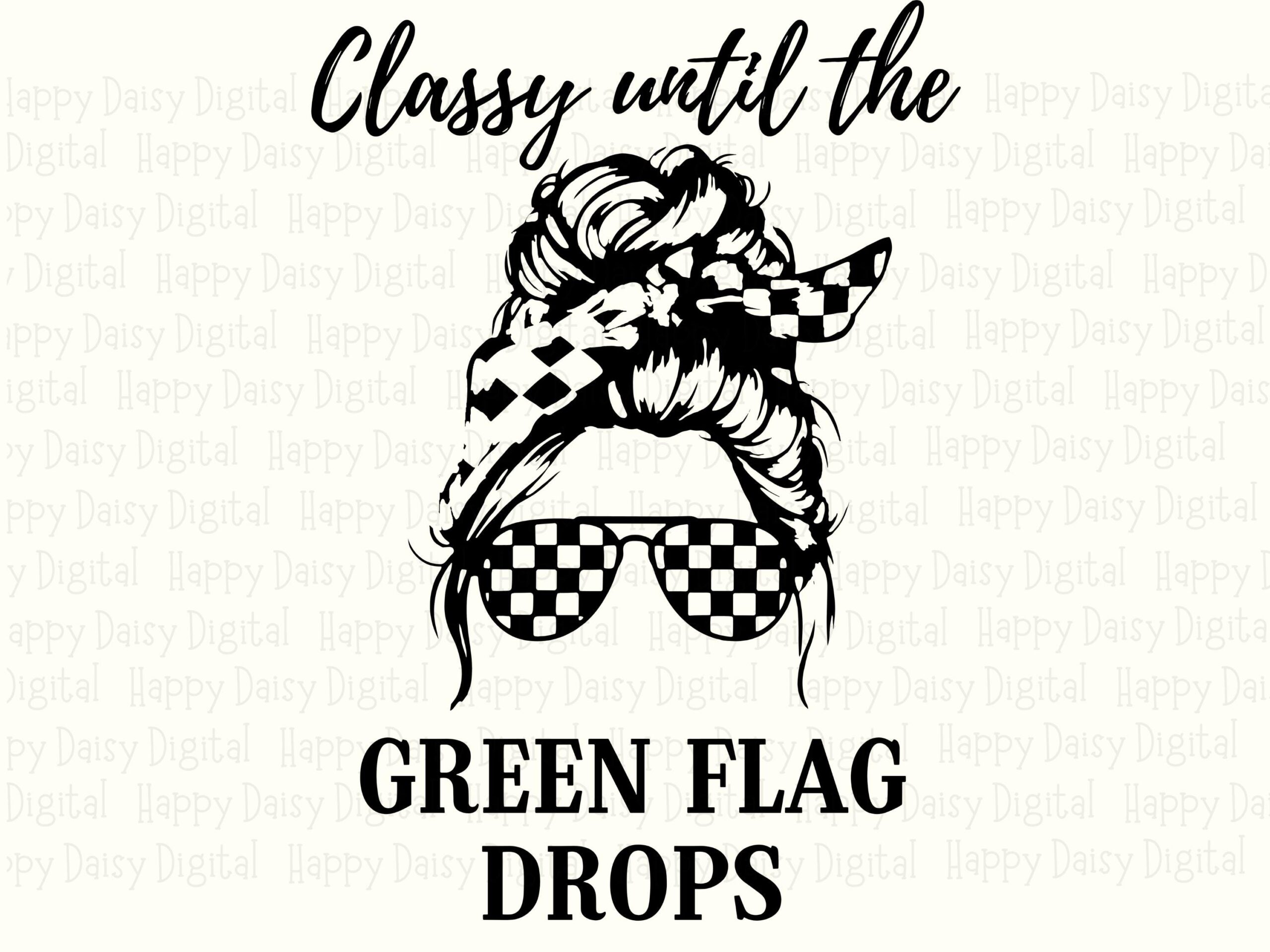 Green Flag Drops, Racing Quote Design - PNG SVG Files | 300 DPI, Commercial Use, Checkered Bandana - Image 2
