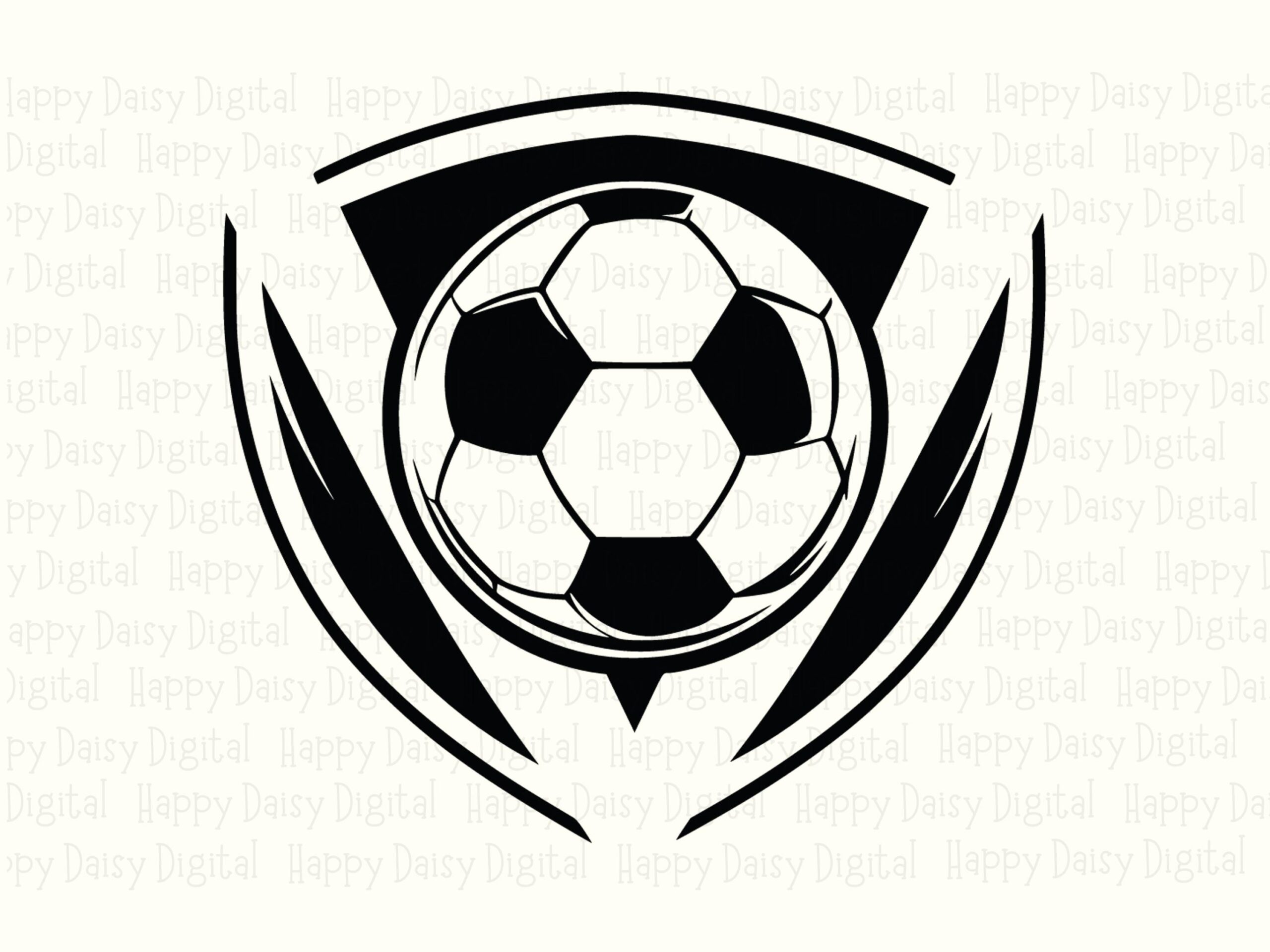 Soccer Emblem, Bold Shield Badge SVG PNG | Sublimation Digital Files | Print-Ready, 300 DPI - Image 2