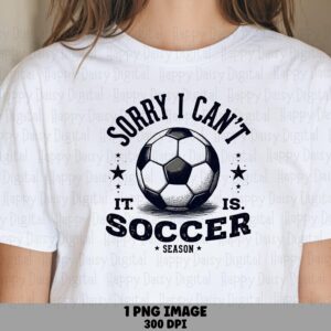 Soccer PNG Design, Vintage Ball Sublimation Graphic, Transparent Background | Commercial Use | Print-Ready 300 DPI, For POD Sellers