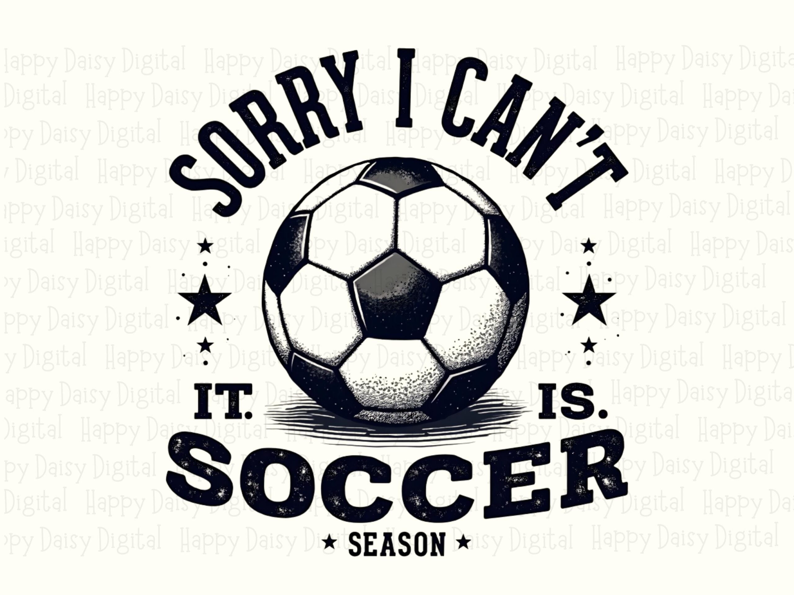 Soccer PNG Design, Vintage Ball Sublimation Graphic, Transparent Background | Commercial Use | Print-Ready 300 DPI, For POD Sellers - Image 2