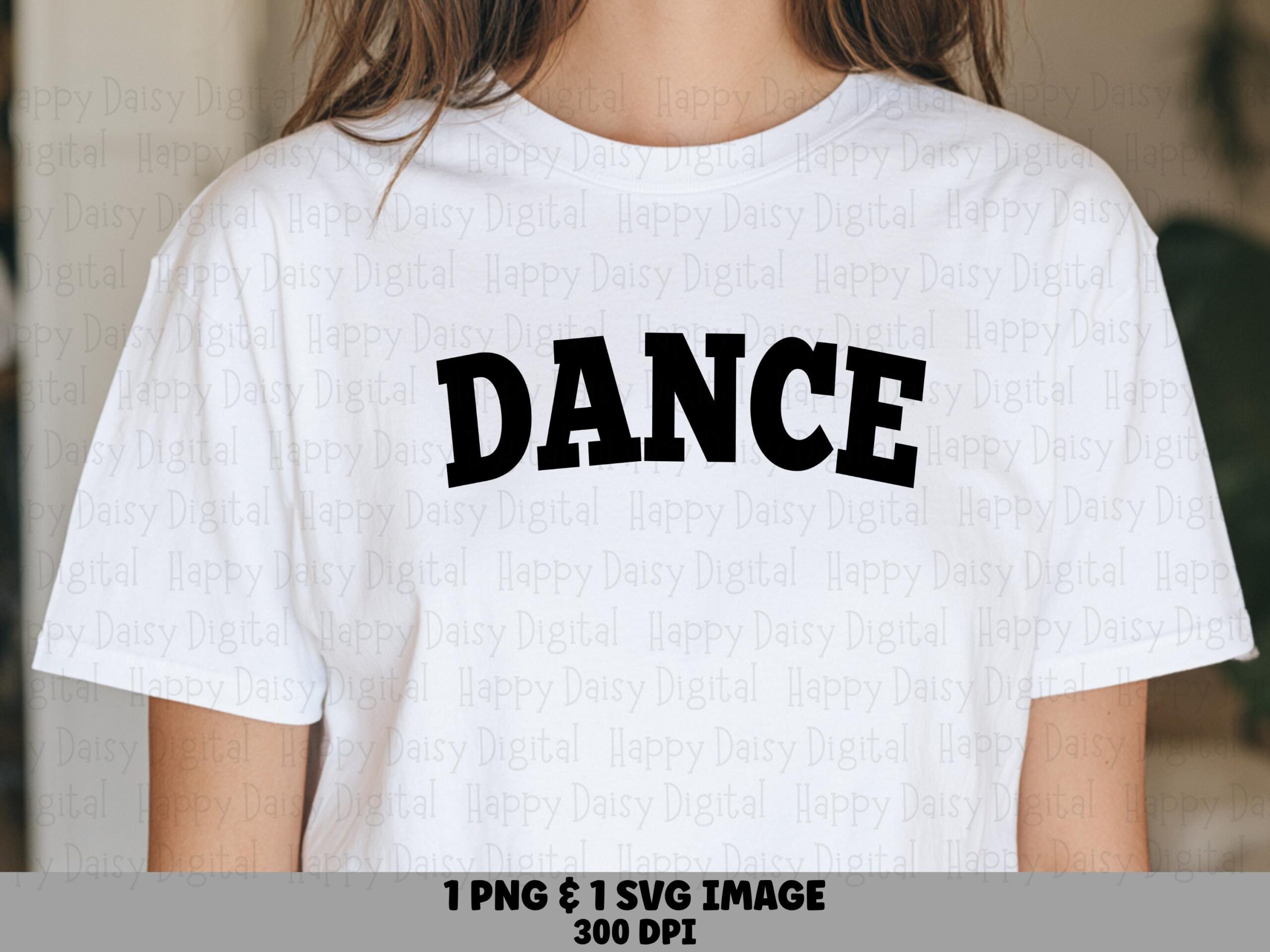 Dance Block Letters, Bold Varsity PNG | Transparent 300 DPI File, Sublimation Friendly | Commercial Use