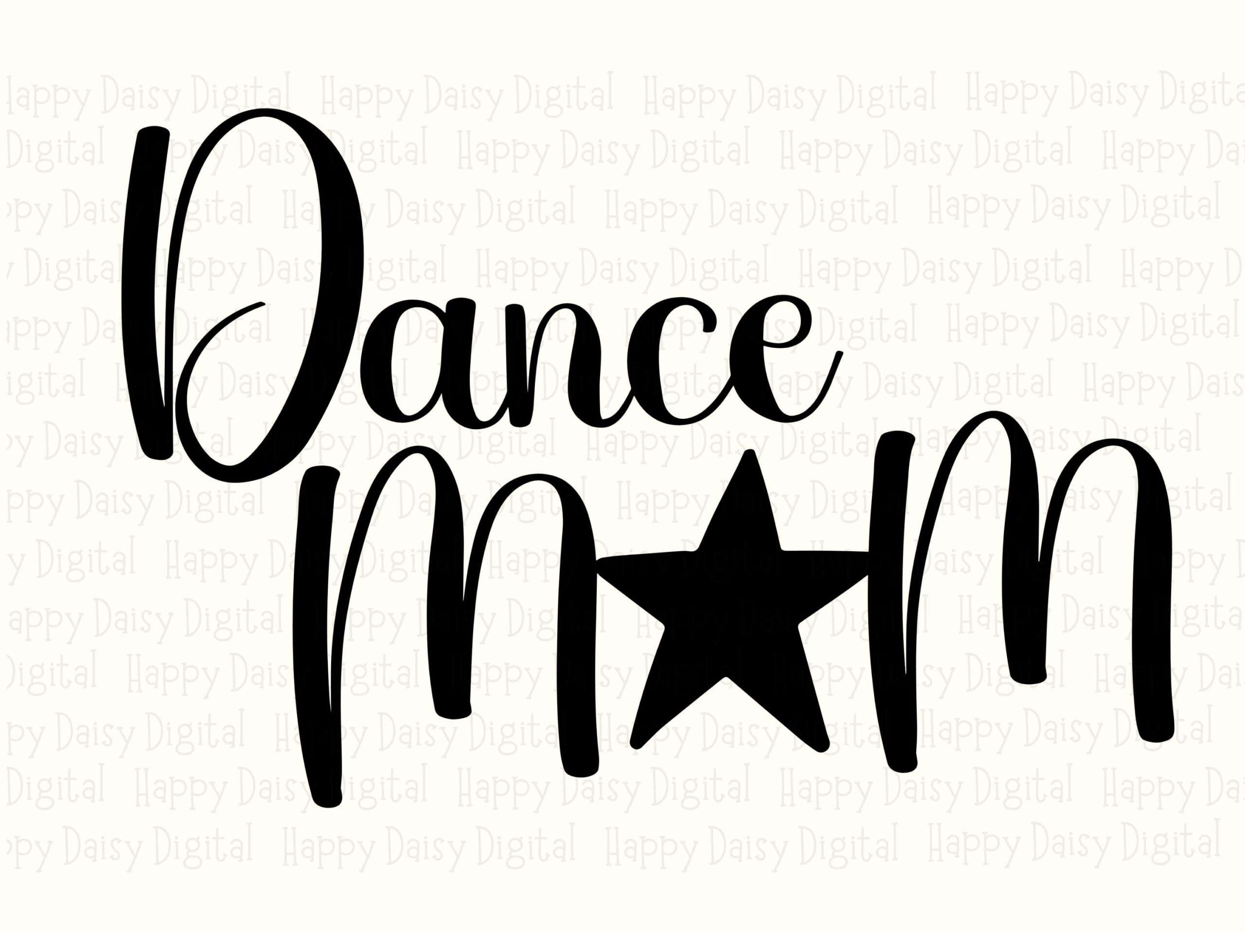Dance Mom Star, Sweet Statement PNG | Sublimation Clipart, Commercial Use | Transparent Background, 300 DPI, Print Ready - Image 2