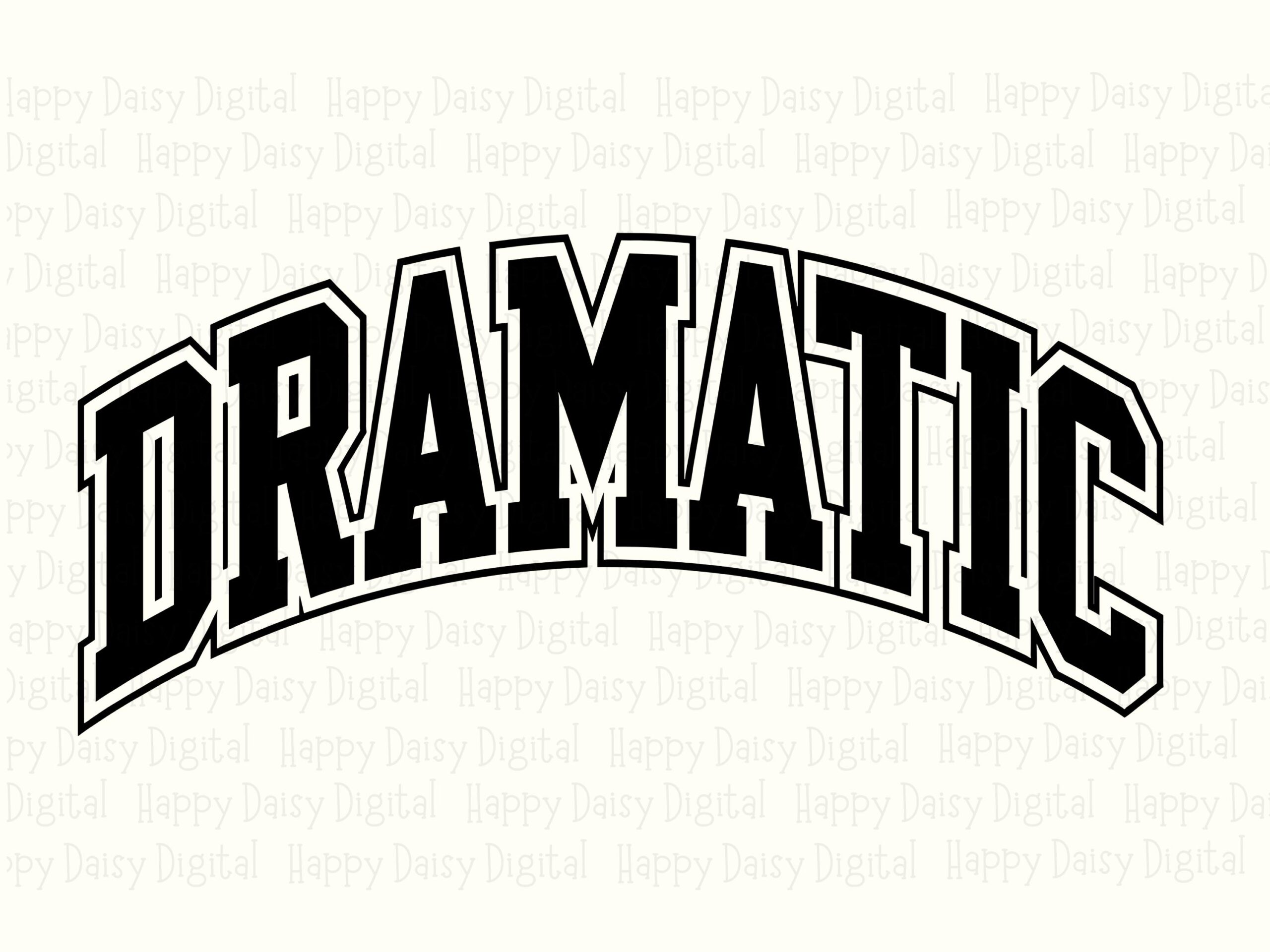 Dramatic Quote, Varsity Arch Graphic, PNG & SVG | Bold Collegiate Font, 300 DPI, Commercial License - Image 2