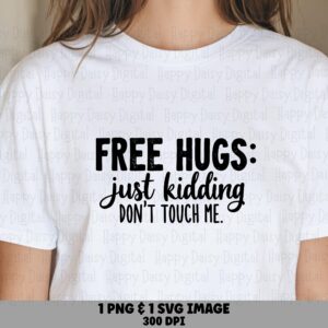 Just Kidding PNG, Sarcastic Quote Digital Files | SVG Bundle | 300 DPI, Commercial Use For Cricut, Silhouette