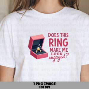 Engaged Ring PNG, Retro Sun And Ocean Badge, Sublimation Commercial Use - 300 DPI, Print-Ready | POD Friendly