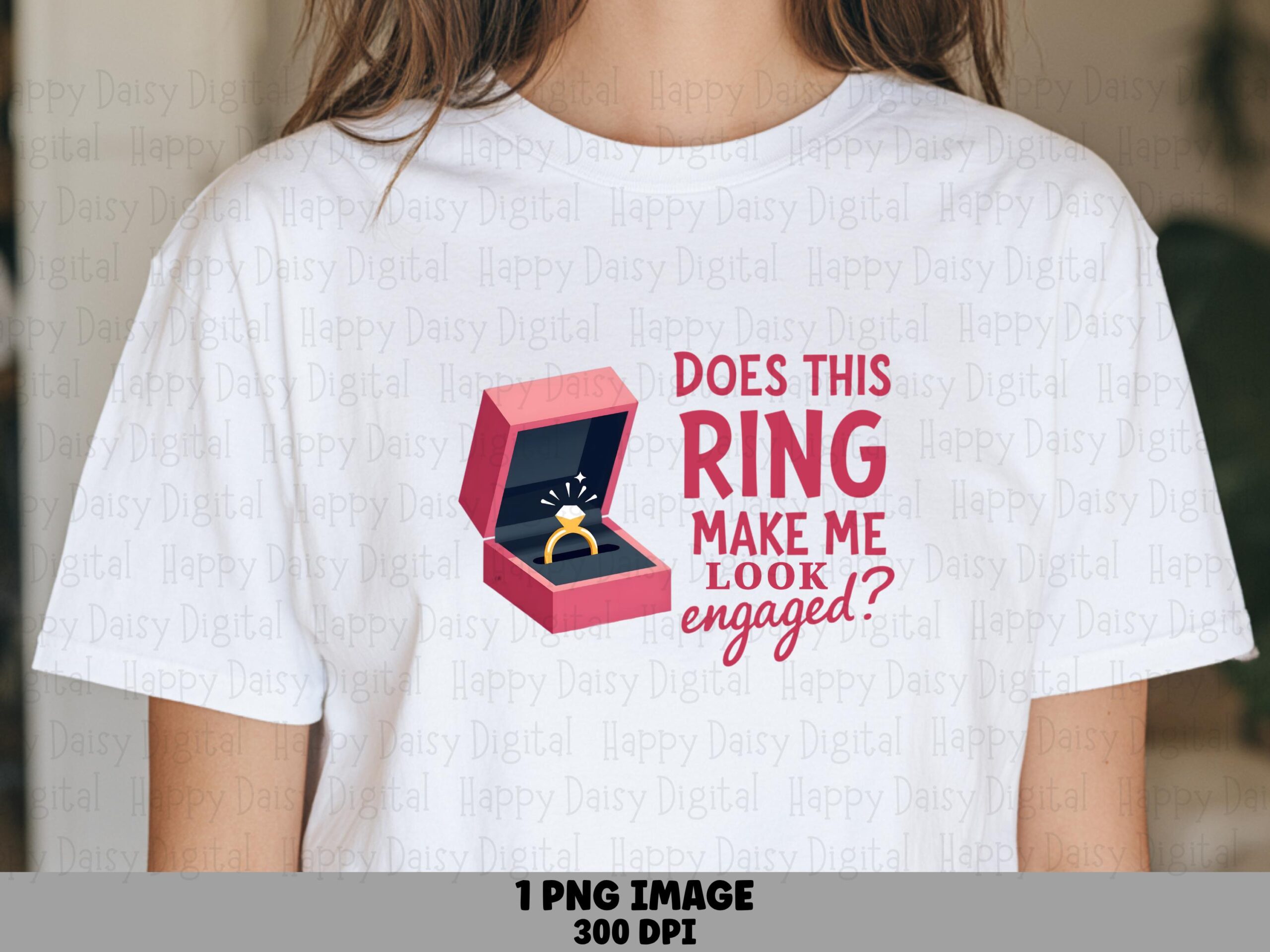 Engaged Ring PNG, Retro Sun And Ocean Badge, Sublimation Commercial Use - 300 DPI, Print-Ready | POD Friendly