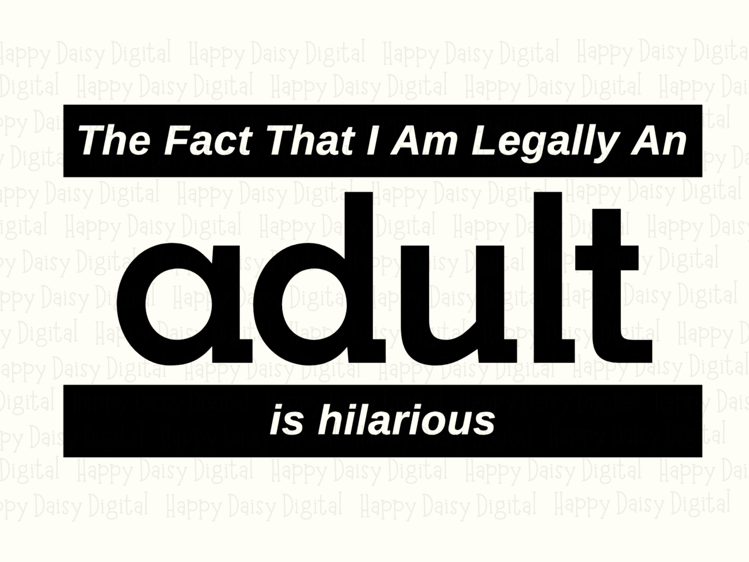 Adult Png Design, Bold Banner Text Digital Download - PNG+SVG, Sublimation Friendly, Commercial Use, POD - Image 2
