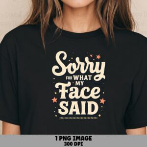 Face Said Joke, Vintage Badge PNG | Sublimation, 300 DPI - Commercial Use, POD Sellers For Cricut