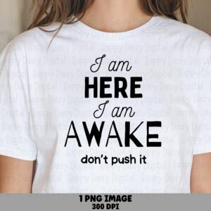 Dont Push It, Clean Font Design, Grumpy Quote PNG | Sublimation, Commercial Use, For POD Sellers, 300 DPI