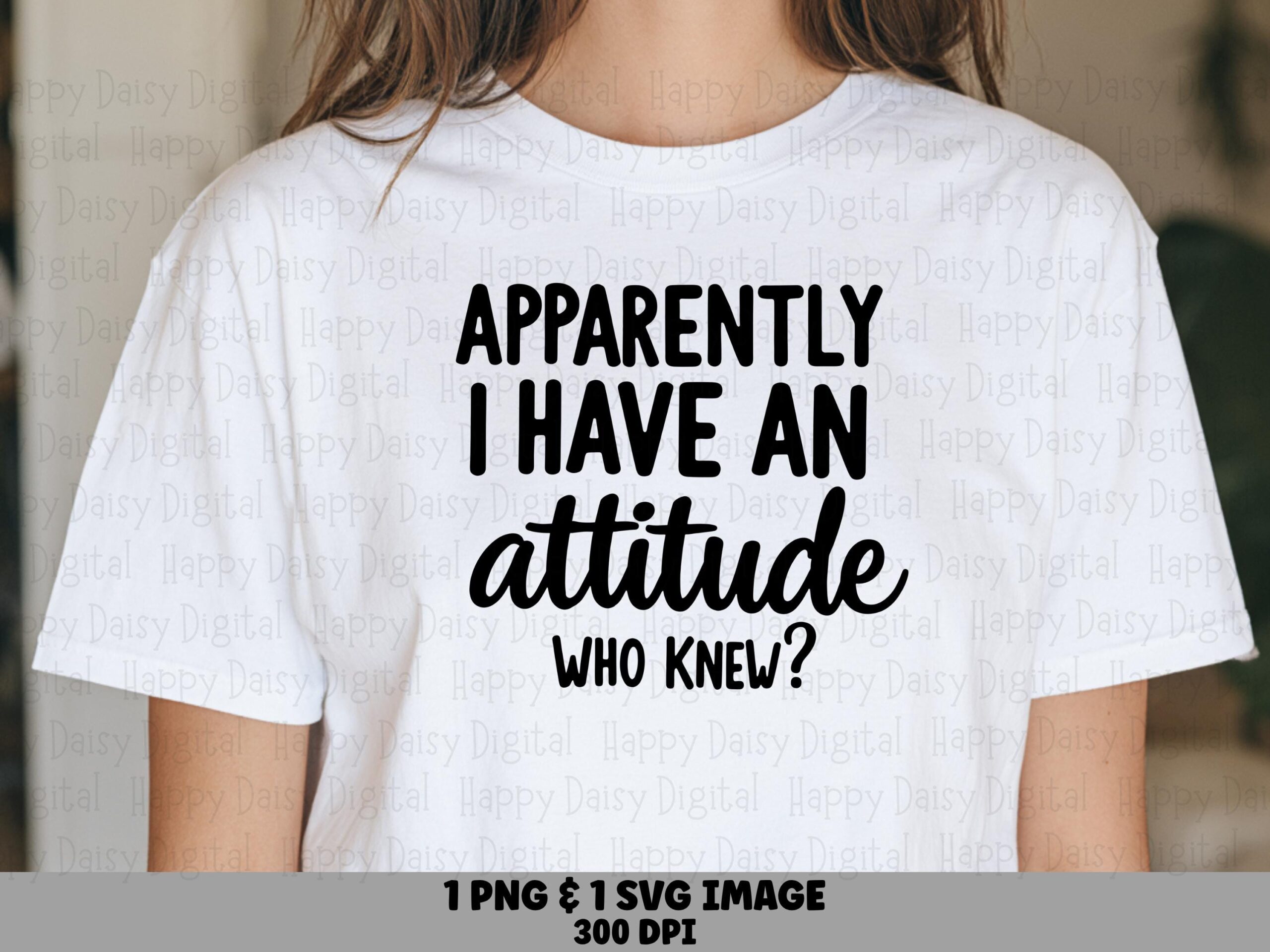 Sassy Tee, Attitude Quote Graphic | PNG SVG Files | Print-Ready 300 DPI, Commercial Use, Cricut Compatible