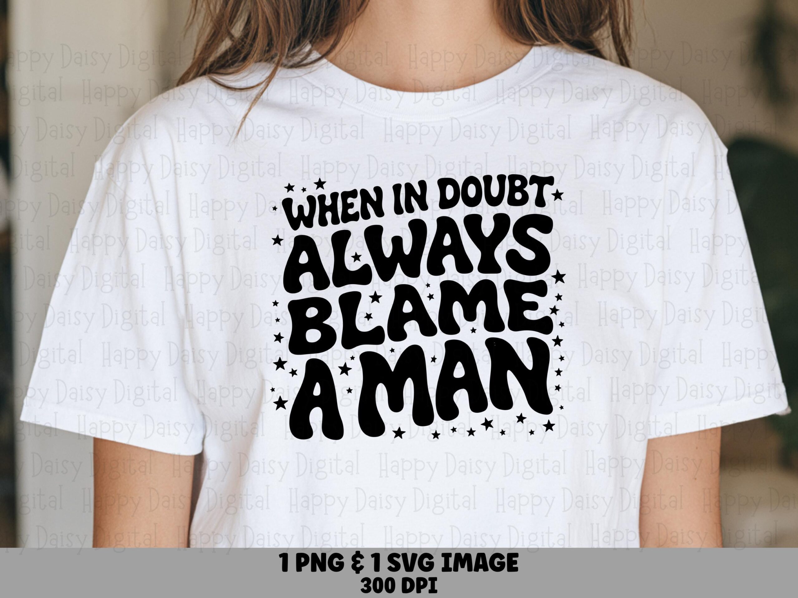 When In Doubt, Retro Wavy Quote SVG Bundle | PNG, Commercial License, 300 DPI - Tumblers Tote Mugs