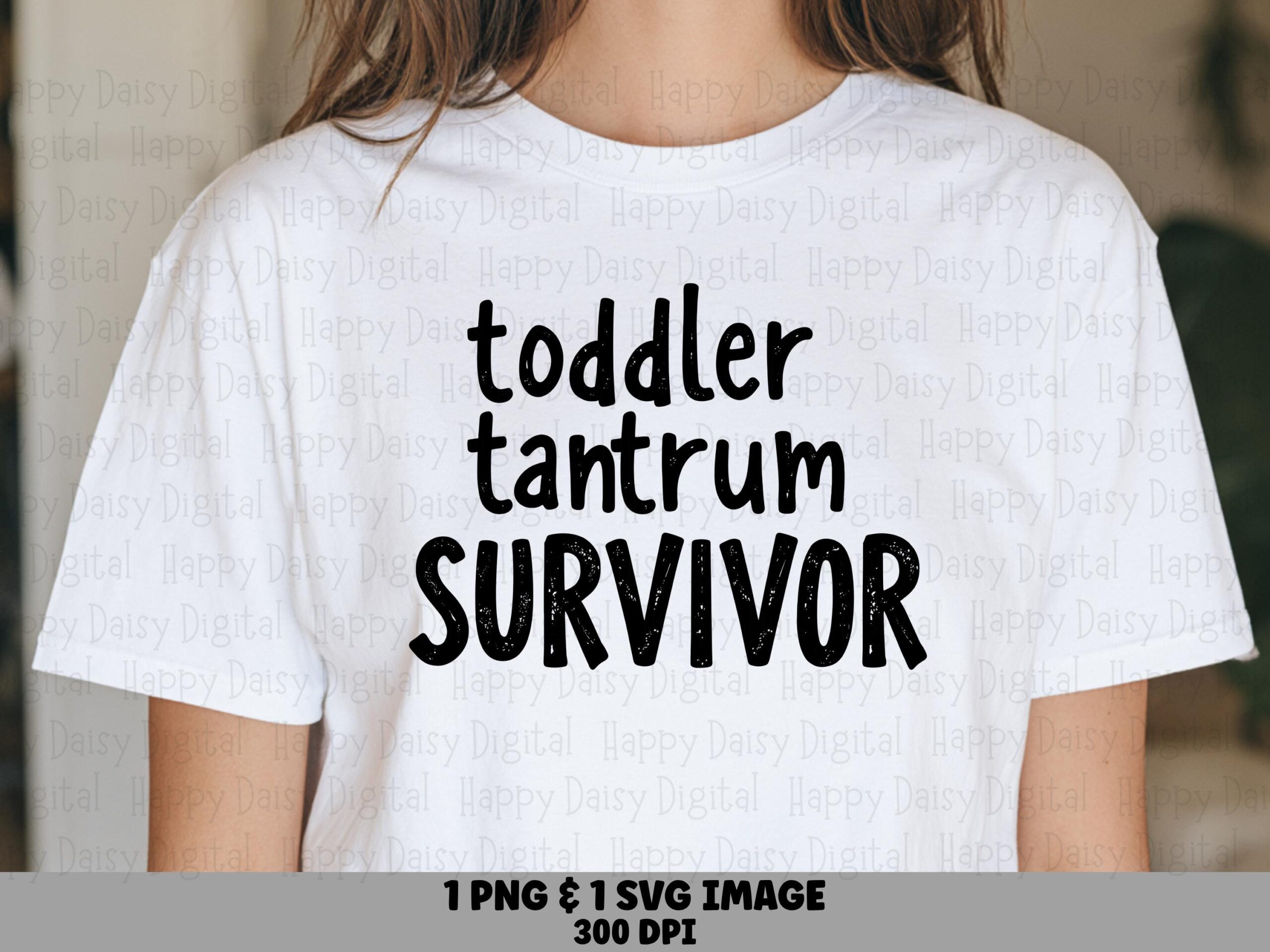 Tantrum Survivor, Hand-Lettered Toddler Mom SVG PNG Bundle | Sublimation, Commercial Use | Cricut Silhouette