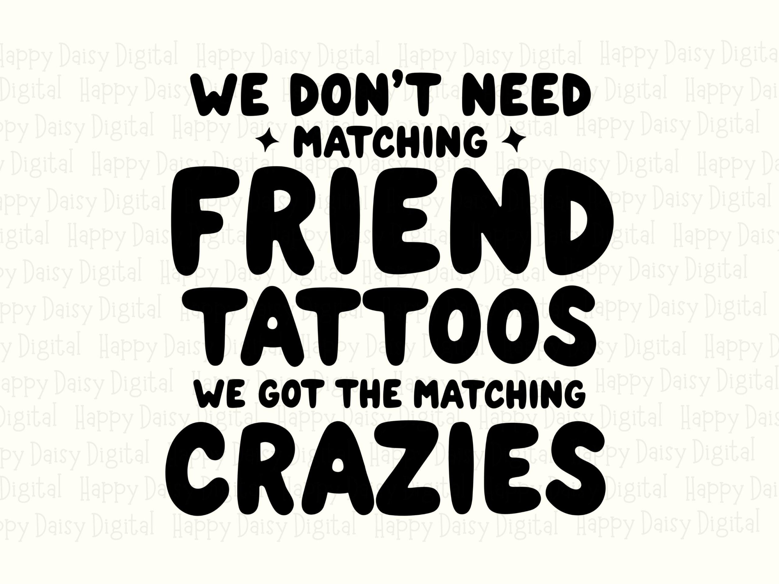 Matching Crazies Svg Design, Best Friend Quote For Mugs, Tumblers, Apparel, Stickers - Png Vector Files - Image 2