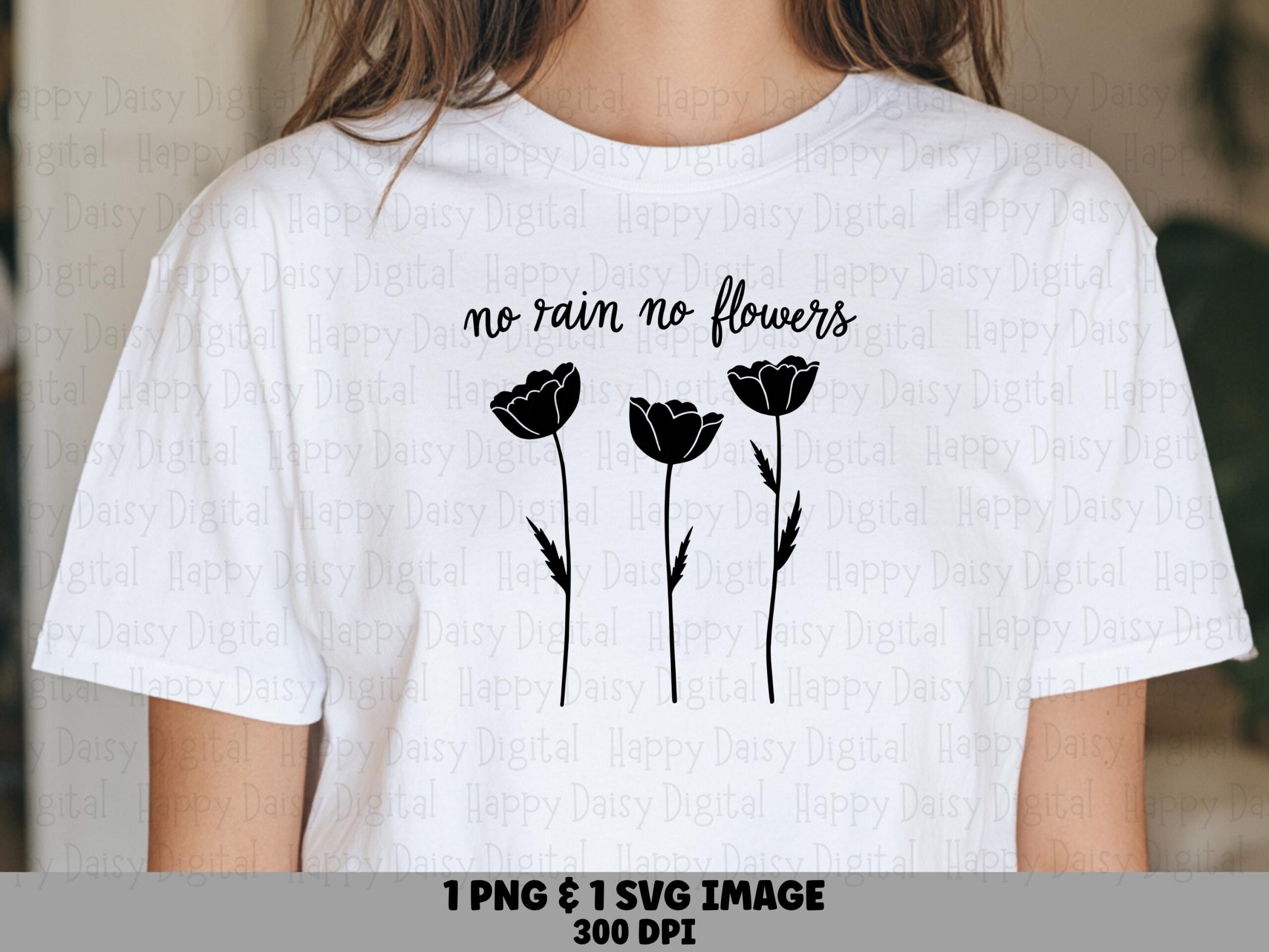 Poppy SVG, Inspirational PNG Bundle | Floral Script Artwork, Sublimation 300 DPI - Cricut Silhouette Canva