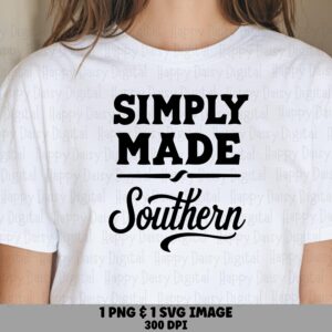 Simply Southern, Script Phrase SVG PNG Bundle - Sublimation | Cricut, Silhouette, 300 DPI, Commercial Use