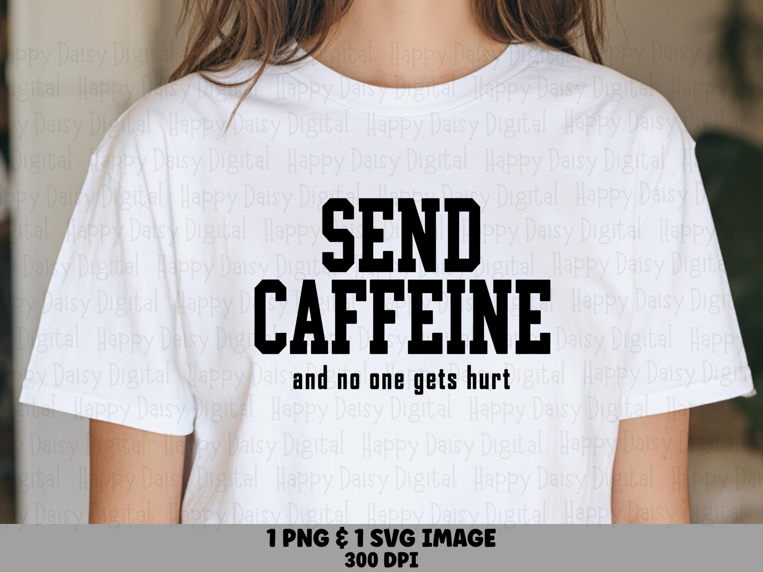 Send Caffeine Svg, Coffee Humor Design For Tumblers, Mugs - Png Bundle | 300 Dpi Print-Ready, Sublimation Compatible