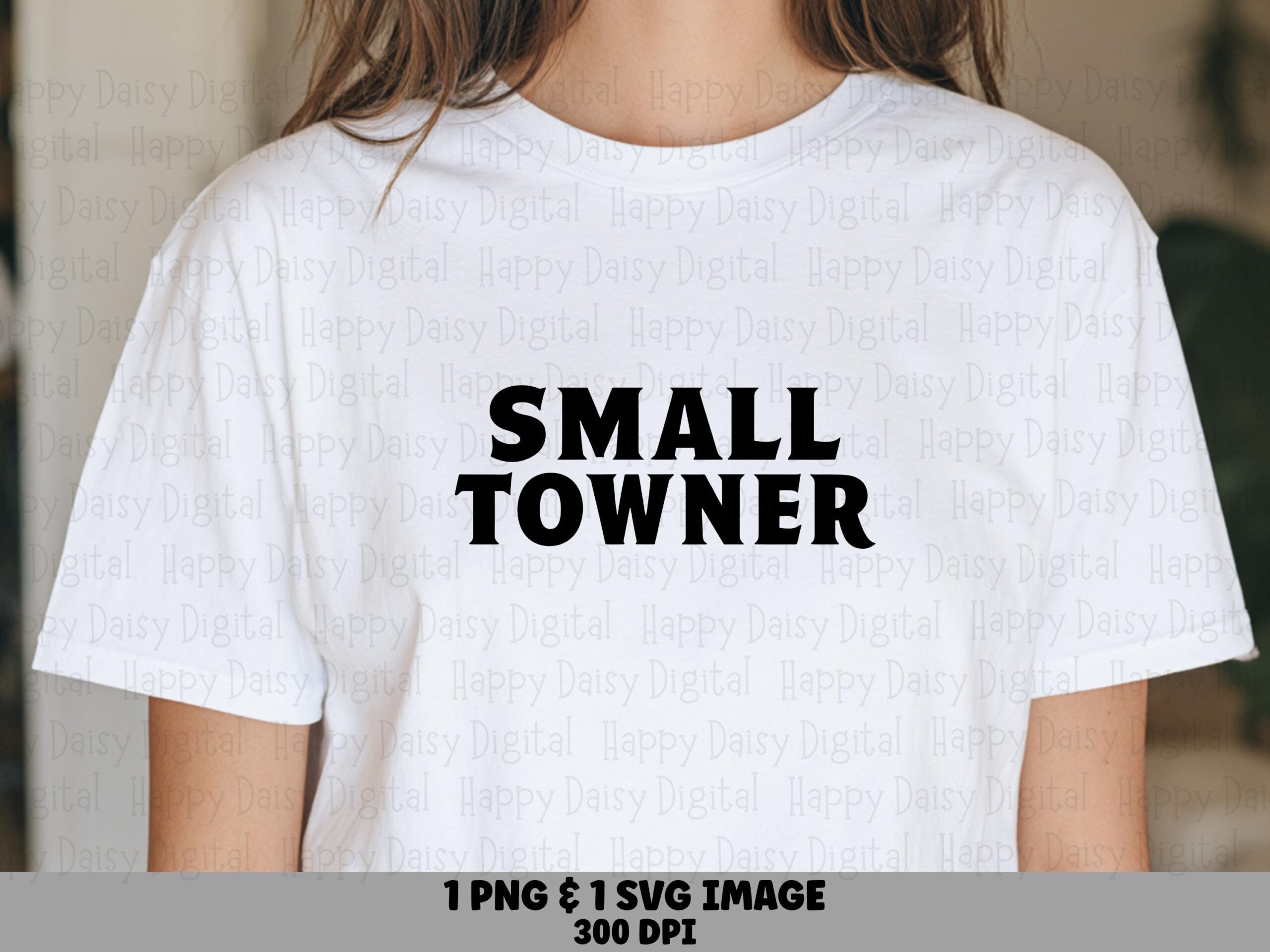 Small Towner, Bold Serif Design SVG PNG Bundle | Print-Ready 300 DPI - Commercial Use, Cricut Compatible