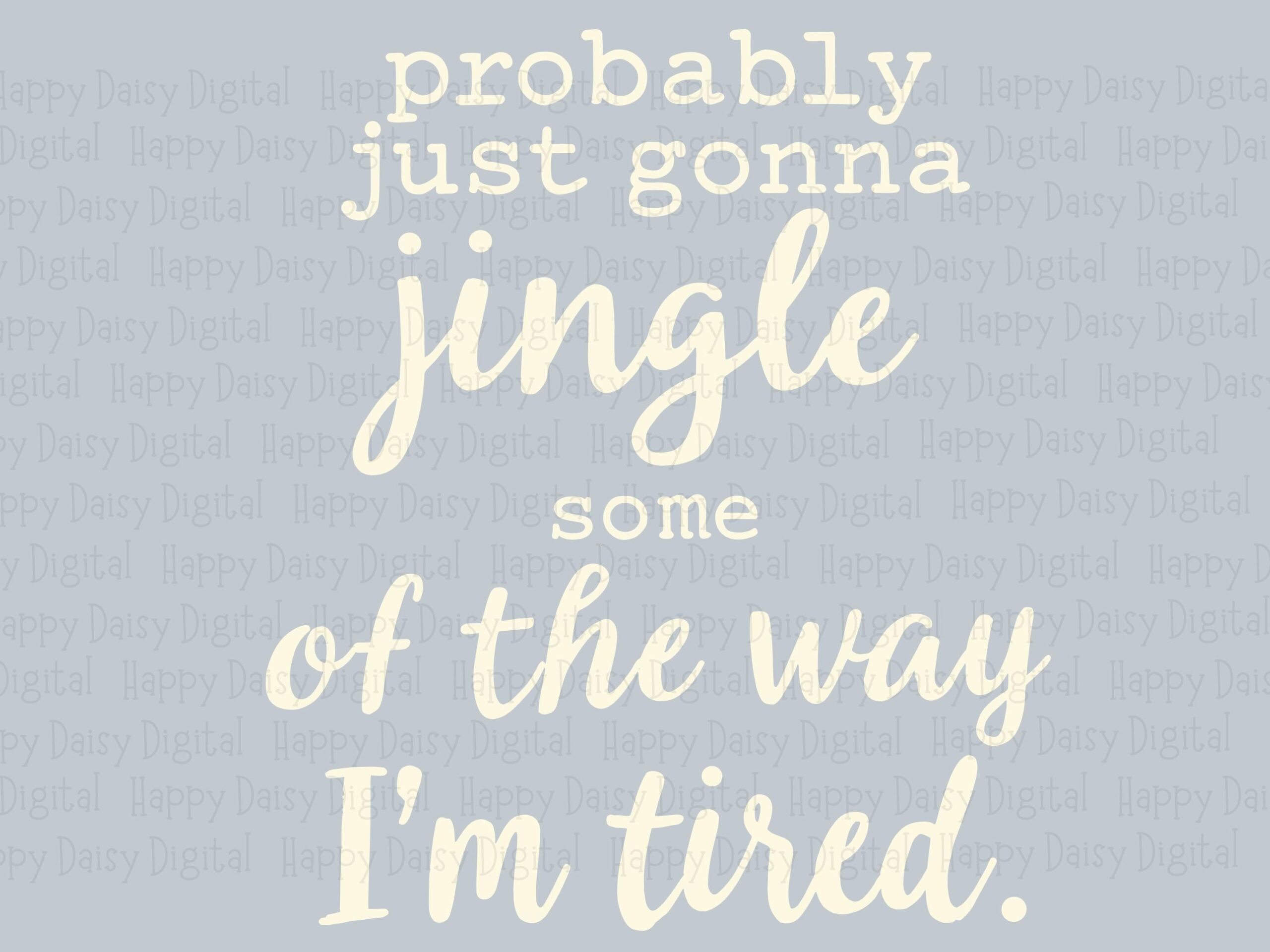 Christmas SVG, Funny Holiday Quote Design | PNG Bundle, 300 DPI, Cream Script Serif Mockup - Commercial License - Image 2