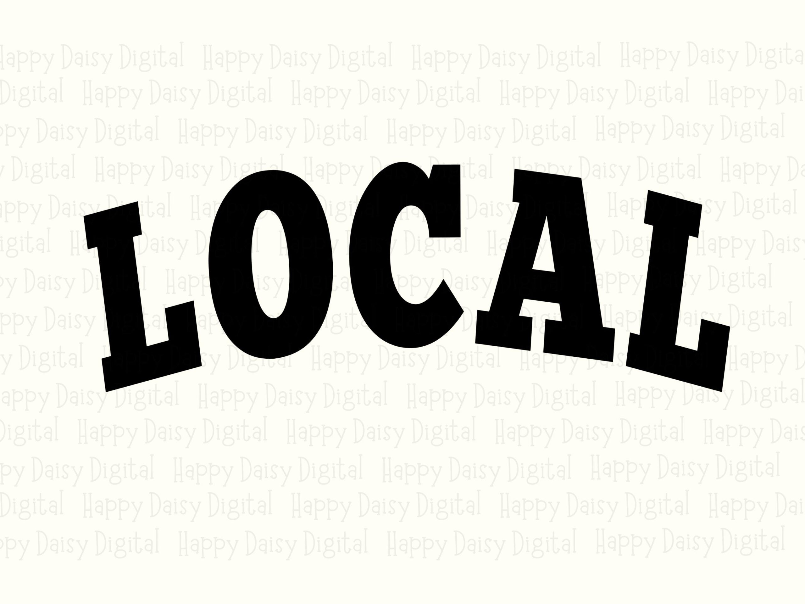 Local Svg, Varsity Arch Design | PNG & Vector File, Commercial License - Sublimation, DTF, POD - Image 2