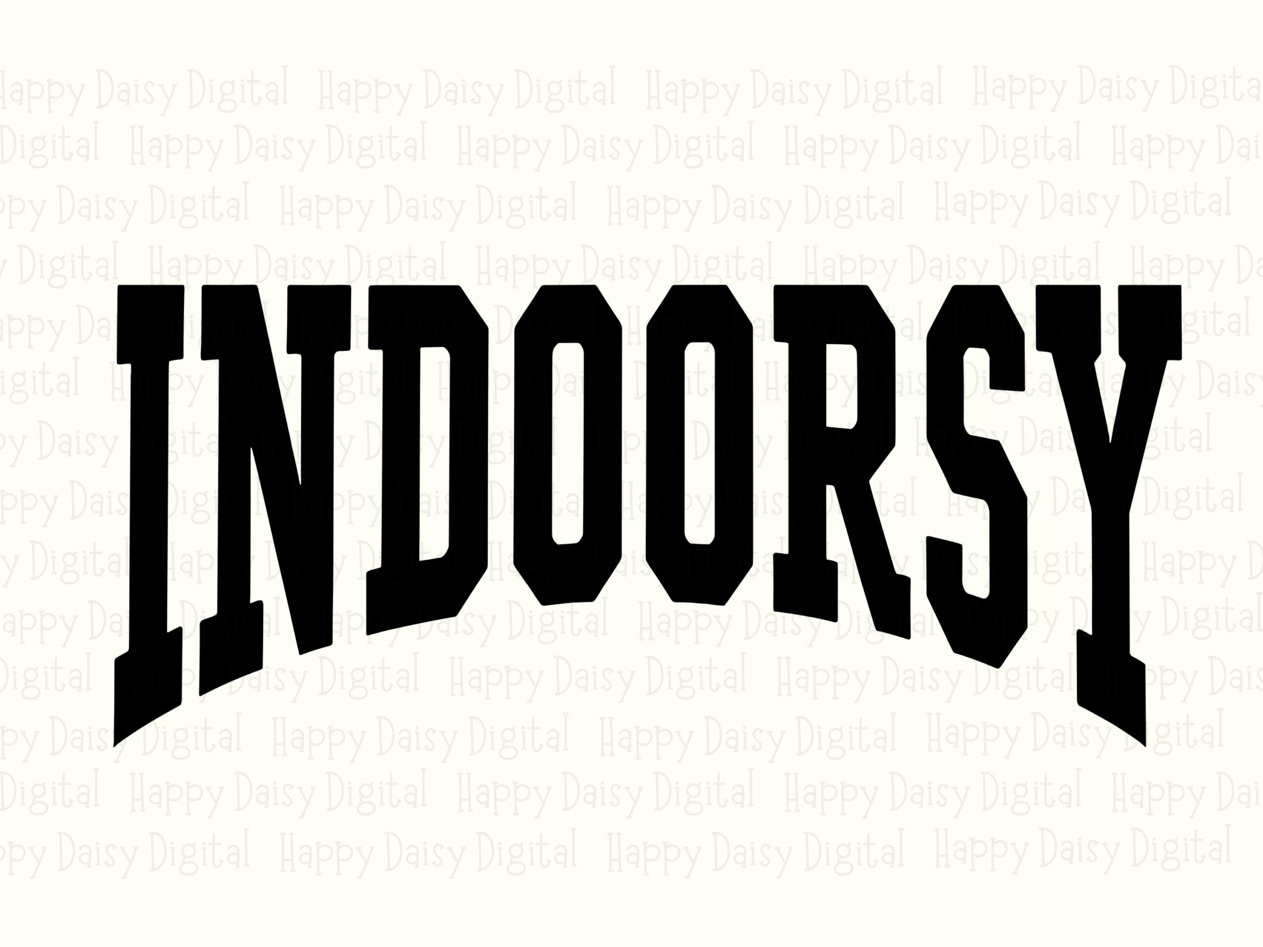 Indoorsy SVG, Varsity Arch Digital Bundle - PNG 300DPI, Commercial Use | Cricut Silhouette Canva - Image 2