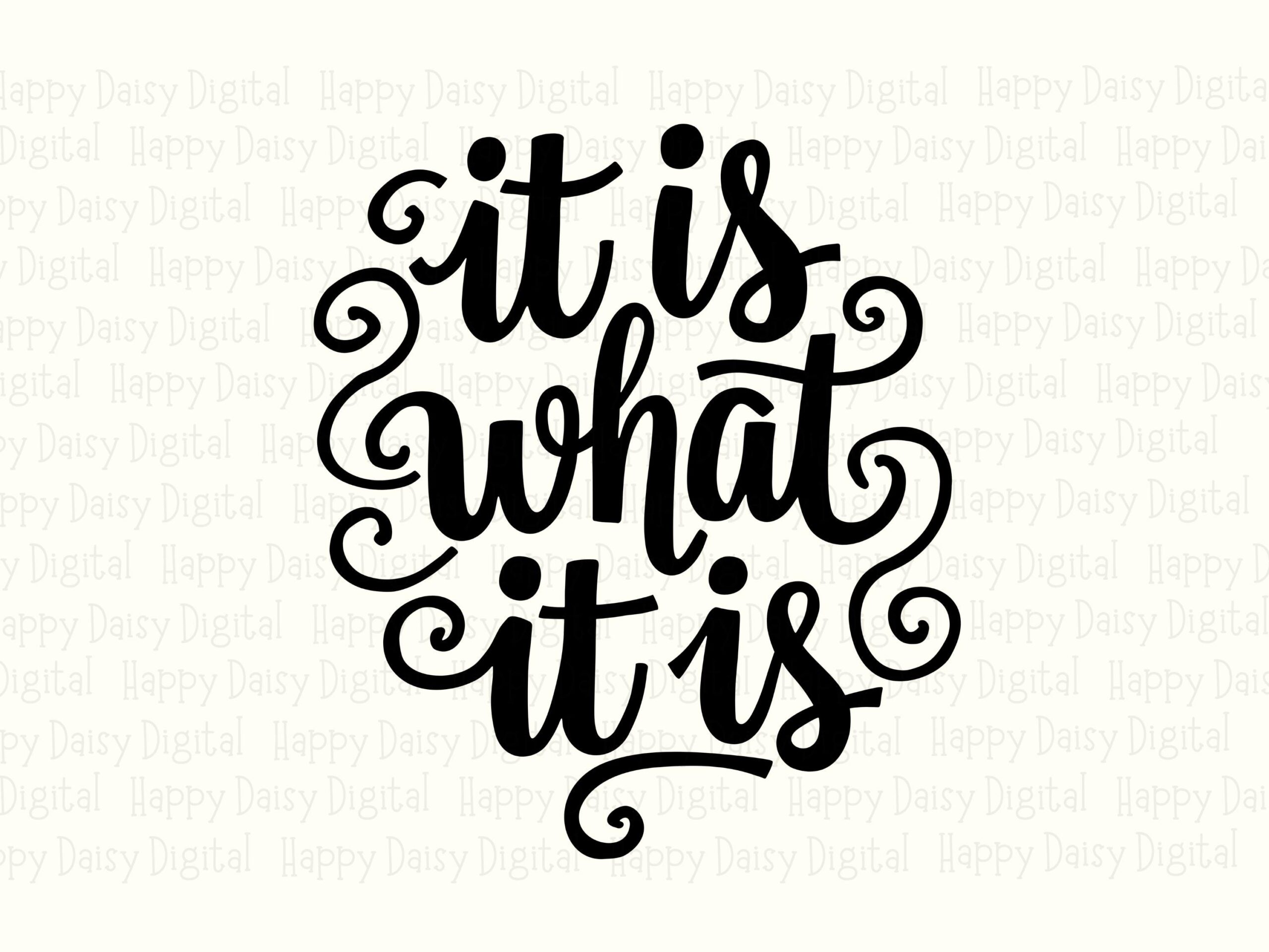 Swirl SVG, Shrug Quote Calligraphy Phrase Bundle | Digital Sublimation Design, 300 DPI, For Cricut & Silhouette - Image 2