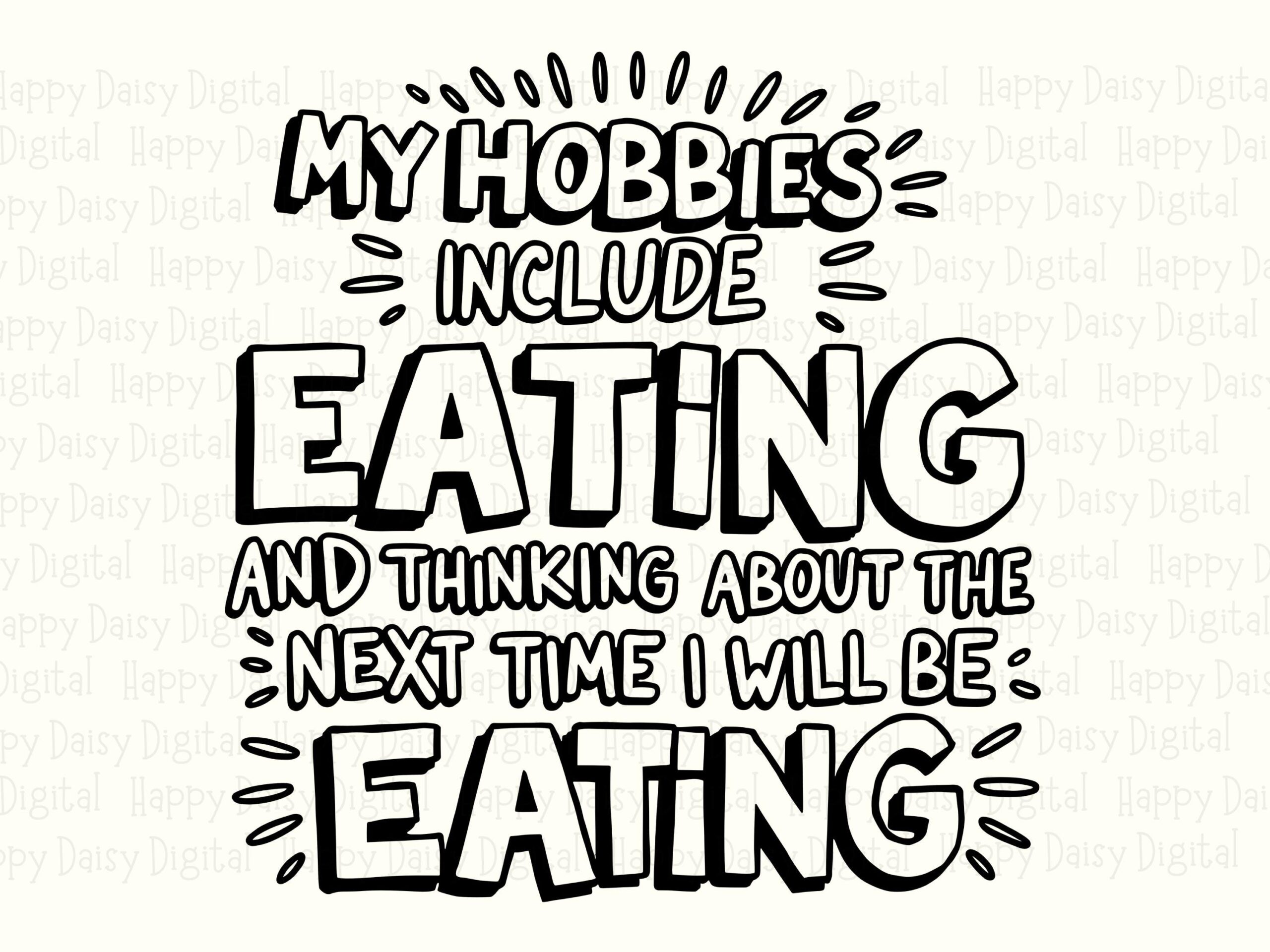 Funny Food Svg, Hand-Lettered Quote Design - PNG Bundle | Black And White, 300DPI Print-Ready - Image 2