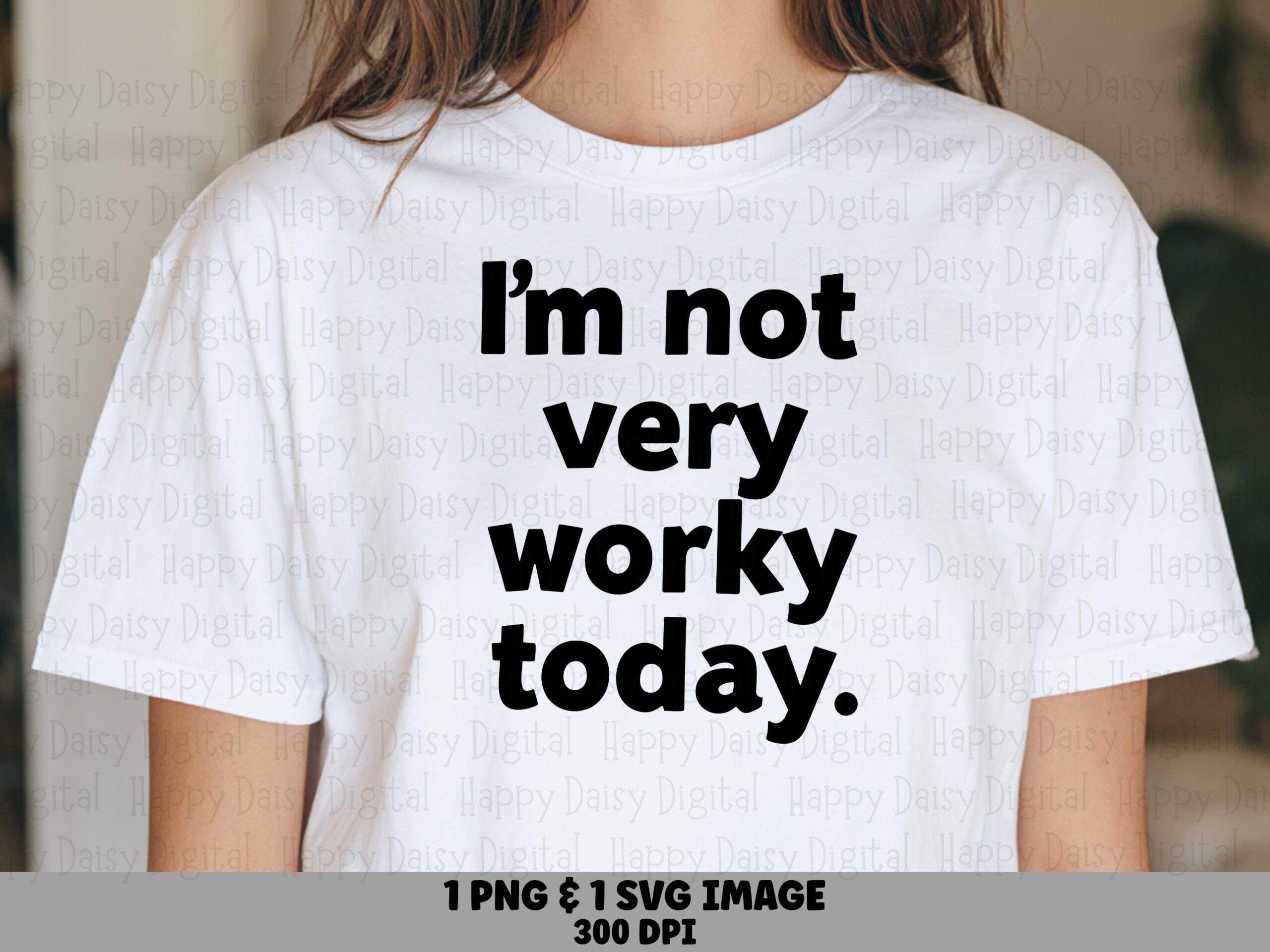 Not Very Worky, Work Humor SVG PNG Bundle - Funny Office Quote, Digital Files | 300 DPI, Commercial Use