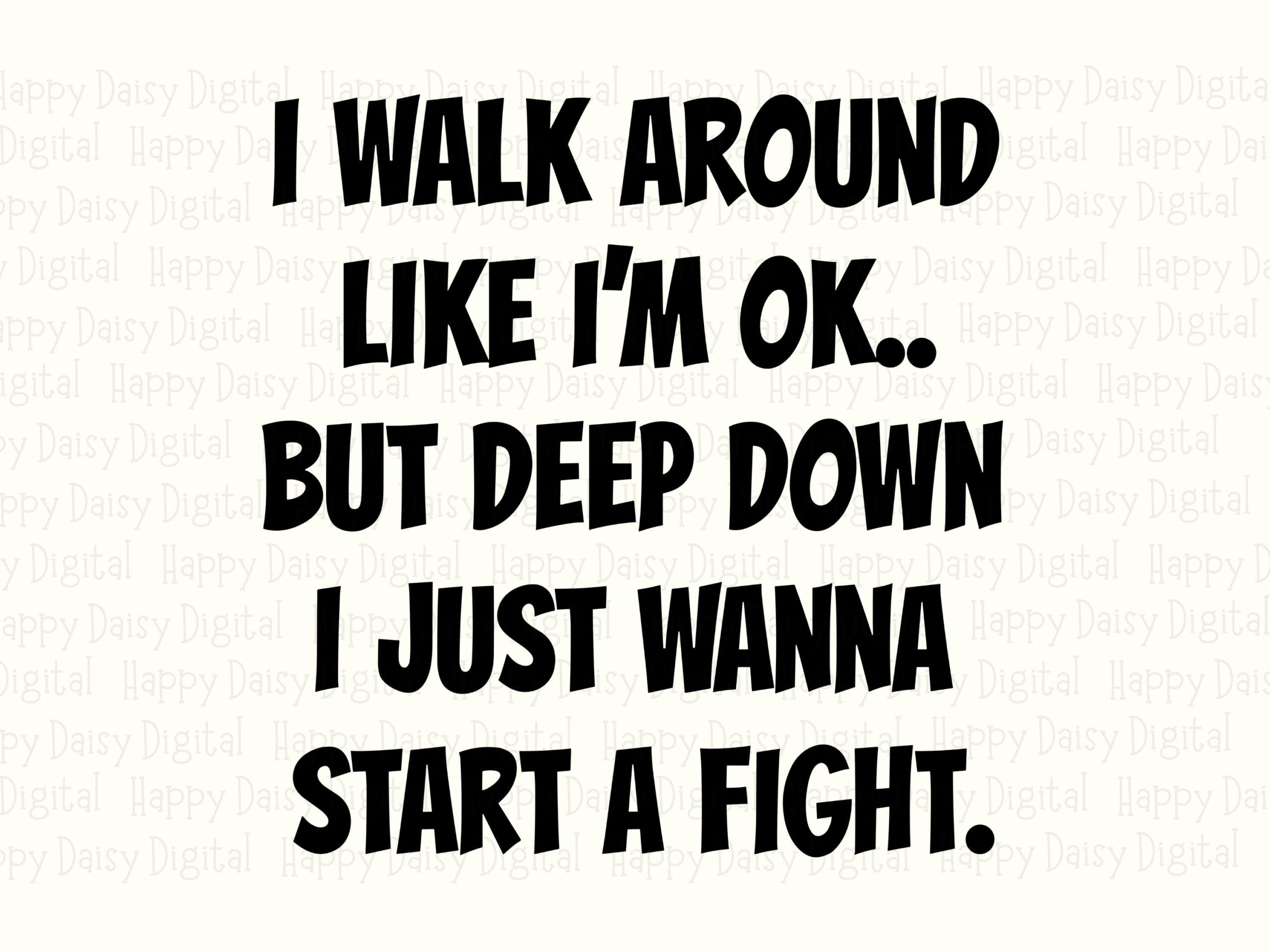 Start A Fight Svg, Sarcastic Quote Design | PNG Bundle, Commercial Use - Cricut, 300 DPI Tumblers - Image 2