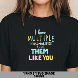 None Like You SVG, Pastel Multicolor Hand-Lettered Artwork | Sassy Quote, PNG Bundle, Cricut Silhouette Compatible
