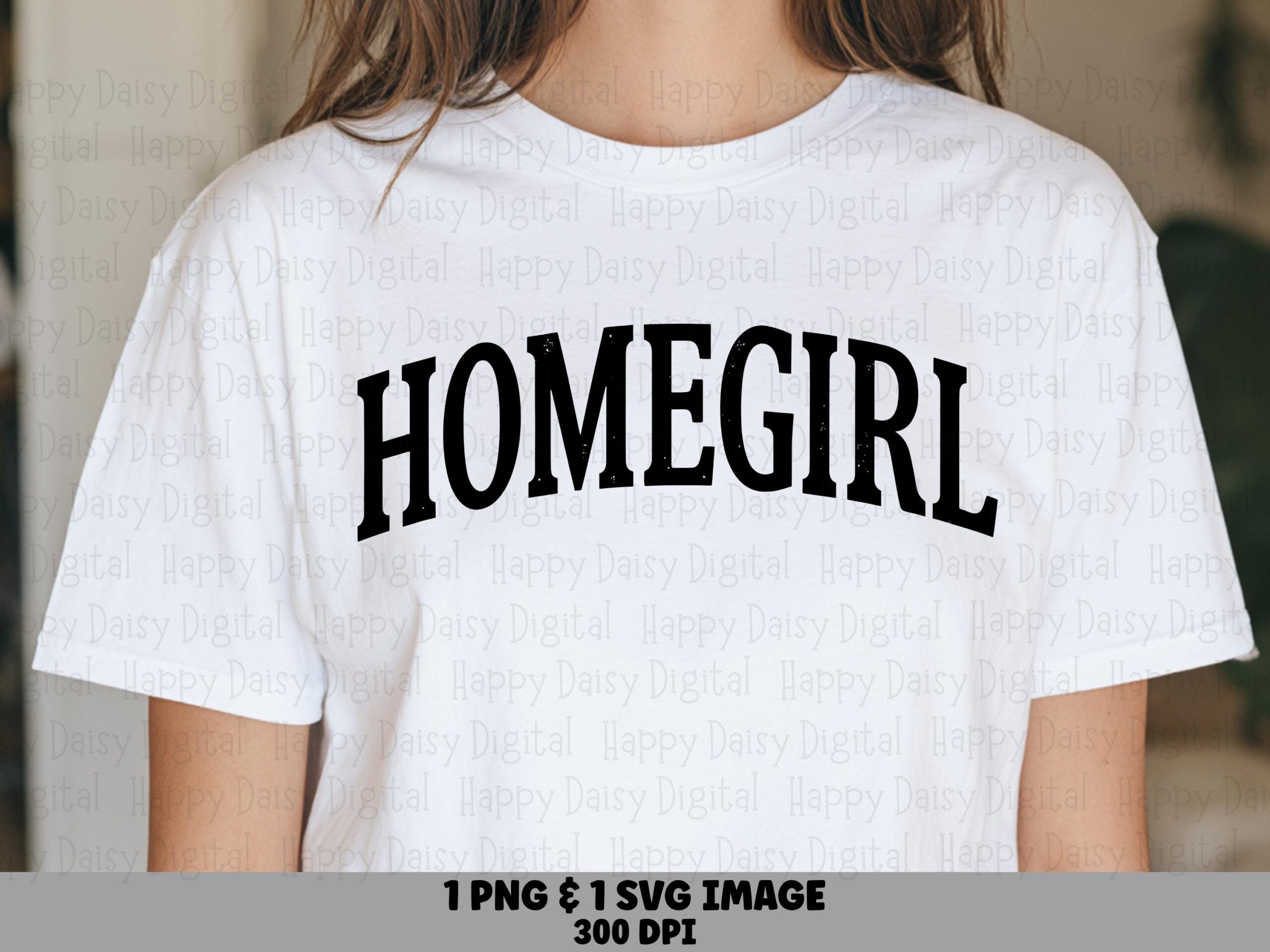 Homegirl SVG, Western Arched Text Design | PNG Bundle, 300 DPI, Commercial Use, Cricut Silhouette Canva Ready