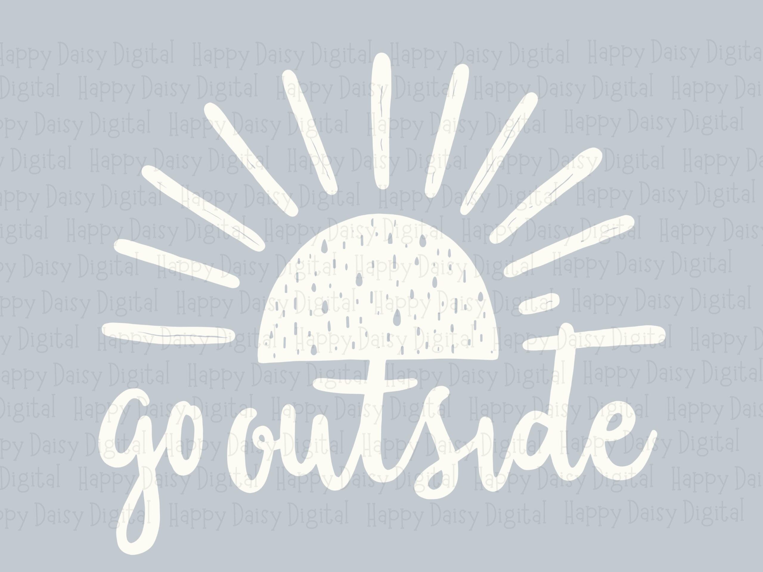 Go Outside SVG, Sunrise Outdoors Design | PNG Bundle, 300 DPI - Commercial License, Sublimation - Image 2