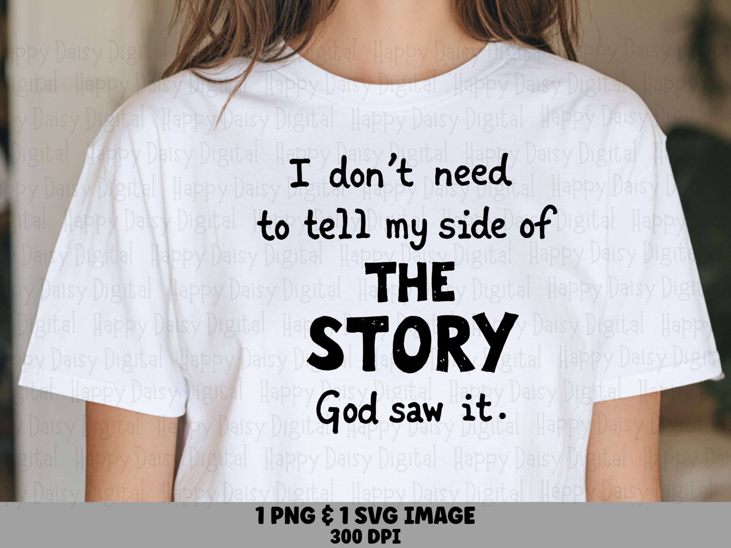 God Saw It Svg, Inspirational Christian Design, PNG Bundle | Digital Files | 300 DPI, Print Ready For Sublimation