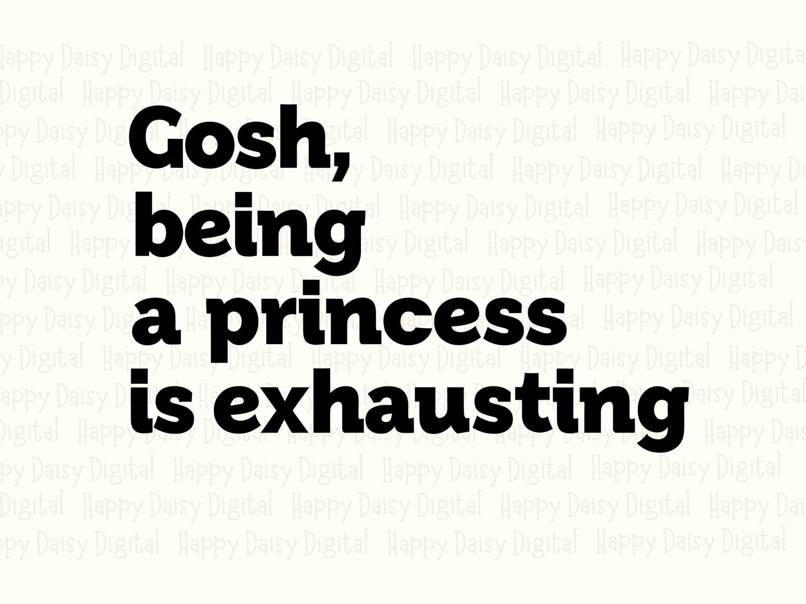 Princess Svg, Sassy Quote Design - Exhausting Humor For Tumblers, Png Bundle | 300 Dpi, Sublimation - Image 2